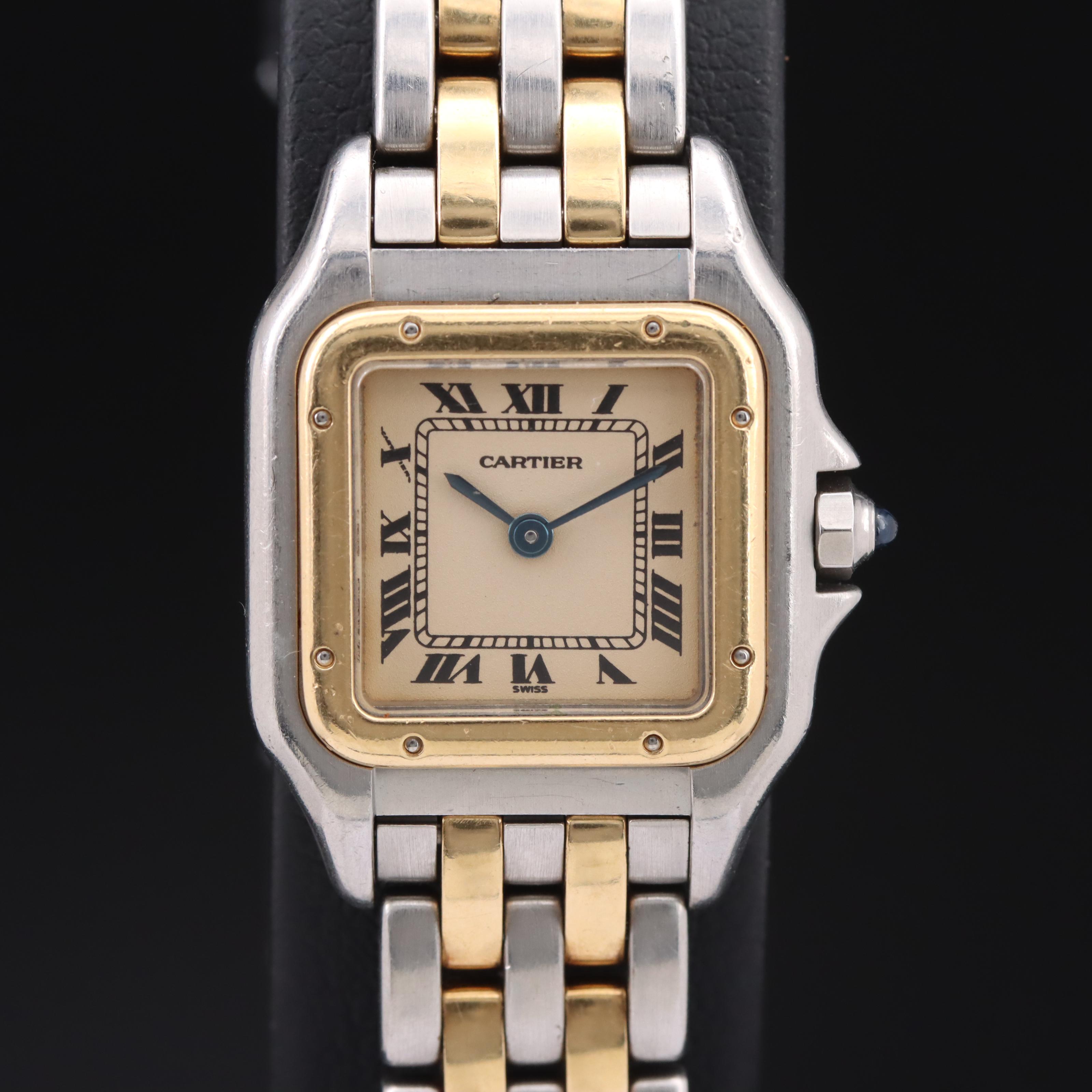 18K and Stainless Steel Cartier Panthere Watch