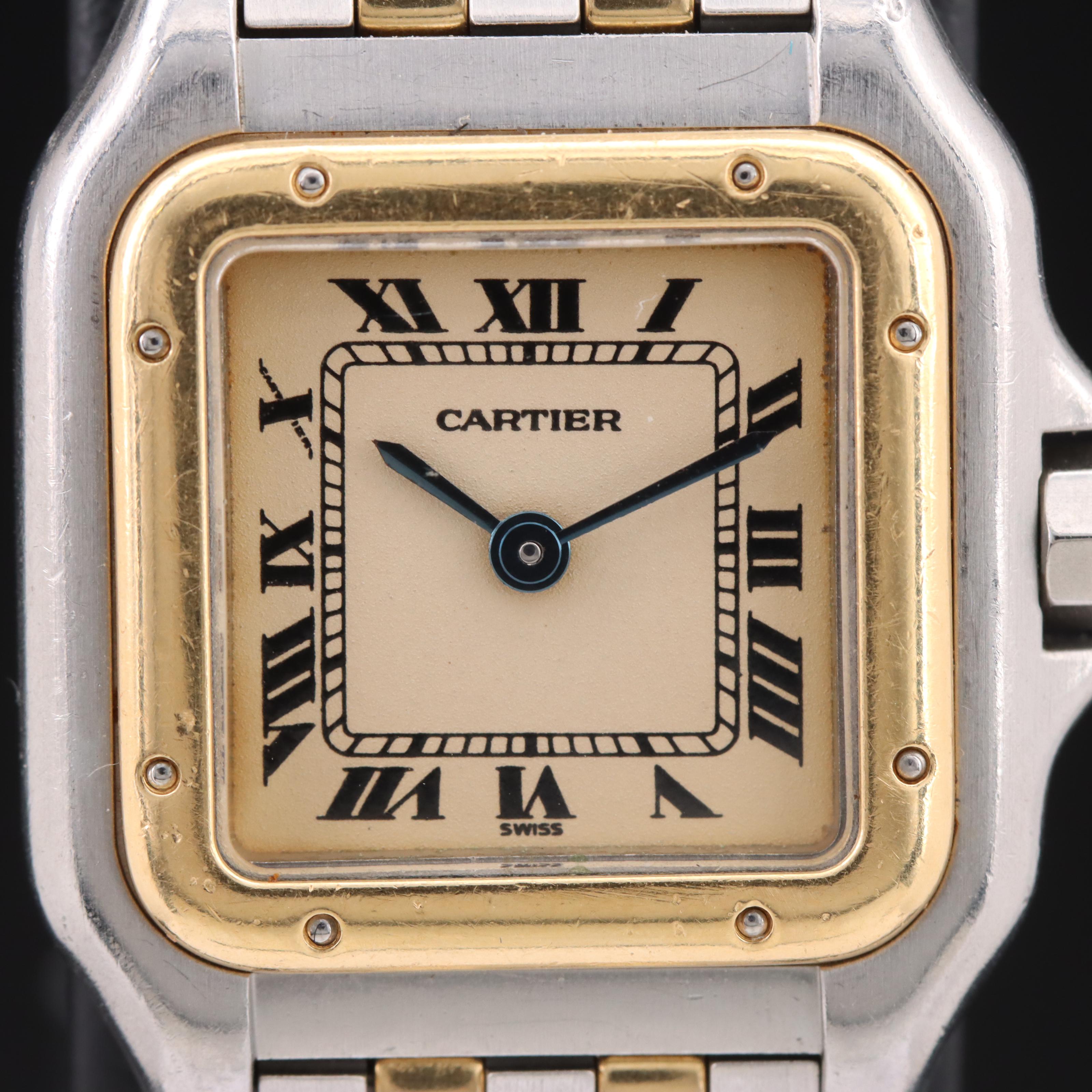 18K and Stainless Steel Cartier Panthere Watch