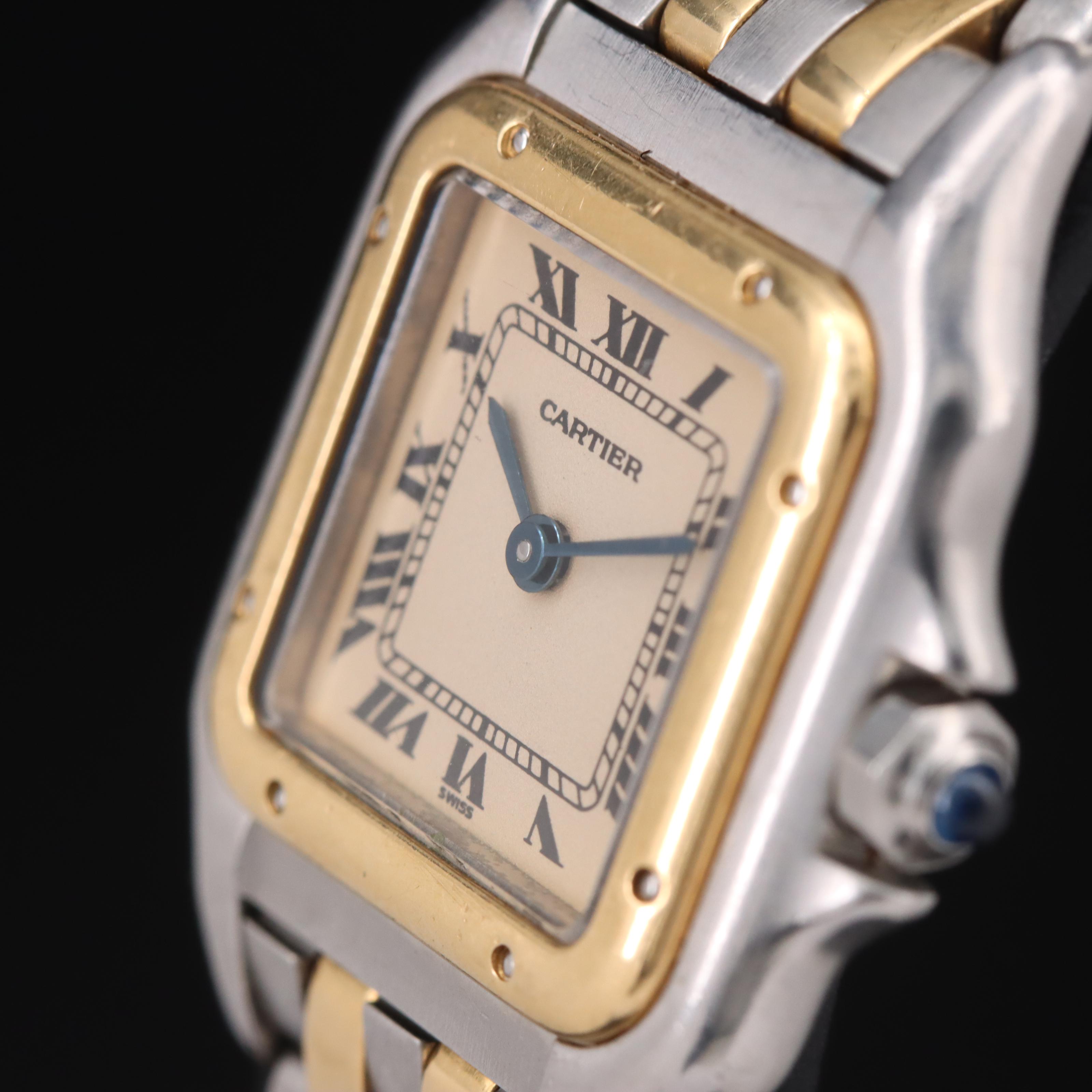 18K and Stainless Steel Cartier Panthere Watch
