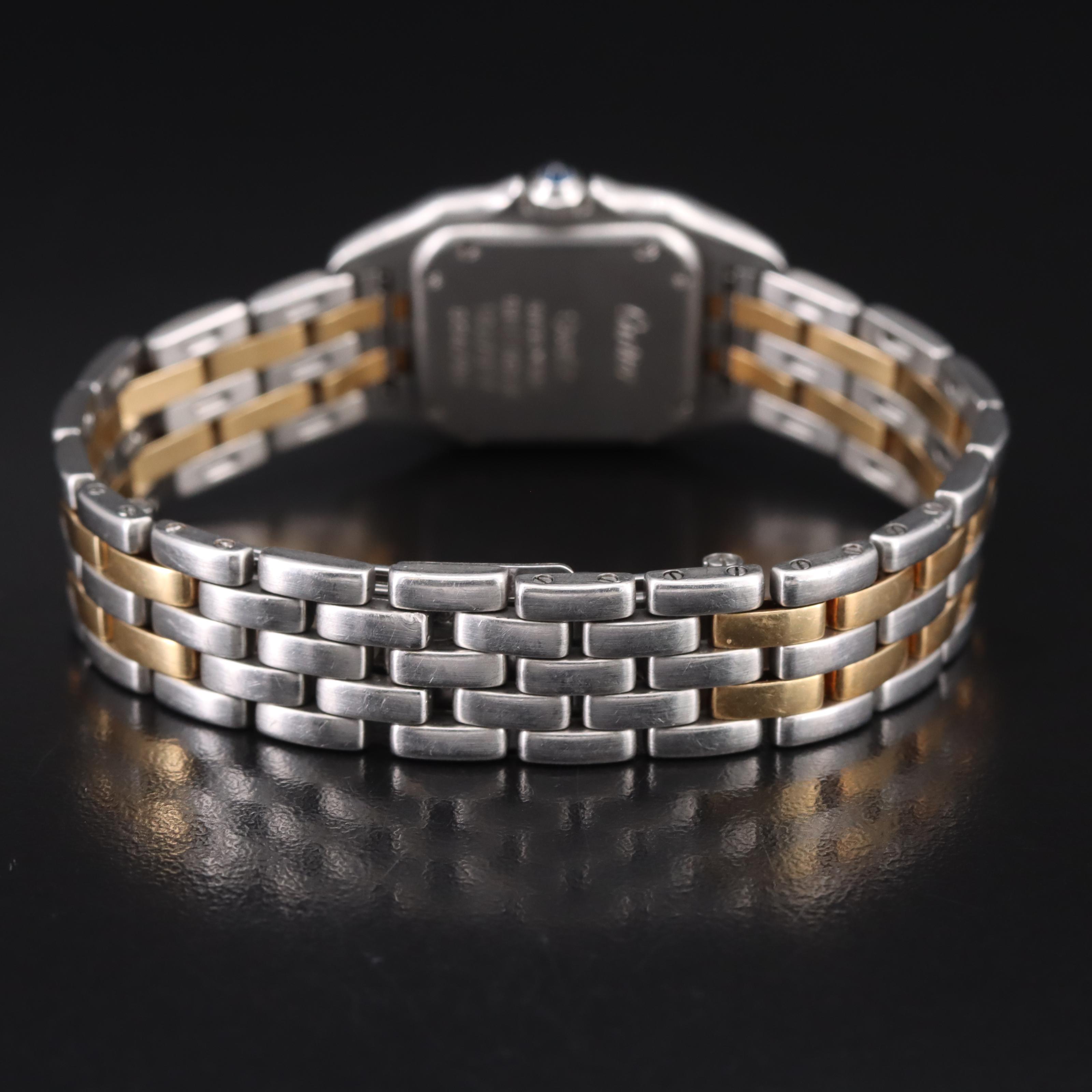 18K and Stainless Steel Cartier Panthere Watch