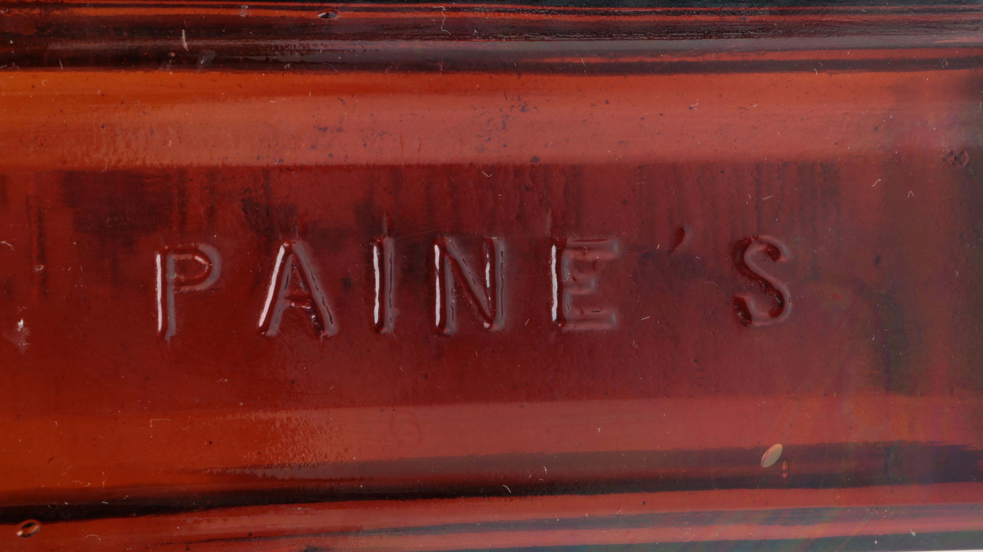 Lash's Kidney and Liver Bitters and Other Amber Glass Medicine Bottles