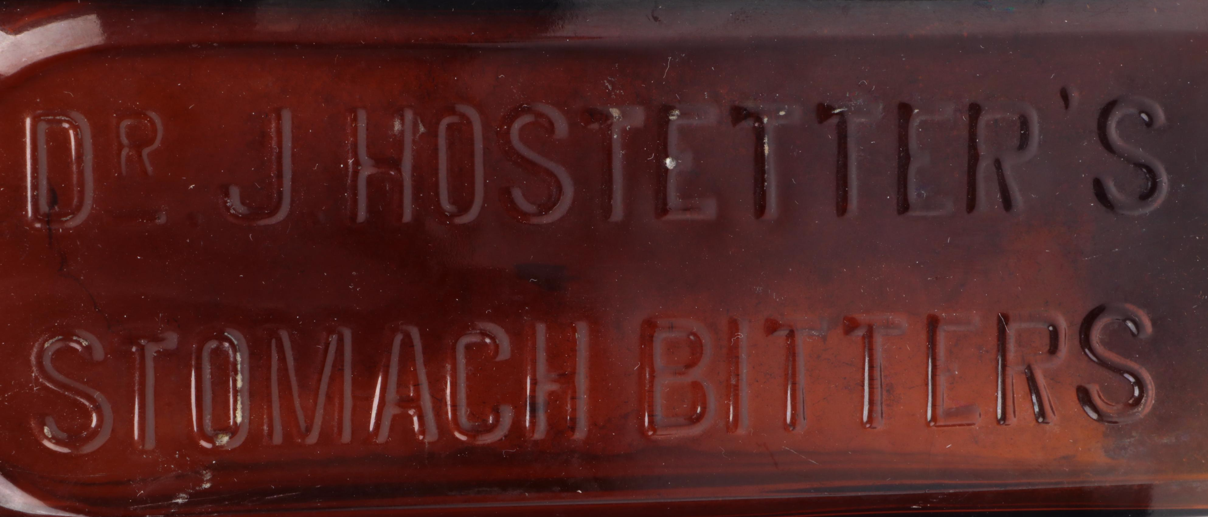 Lash's Kidney and Liver Bitters and Other Amber Glass Medicine Bottles