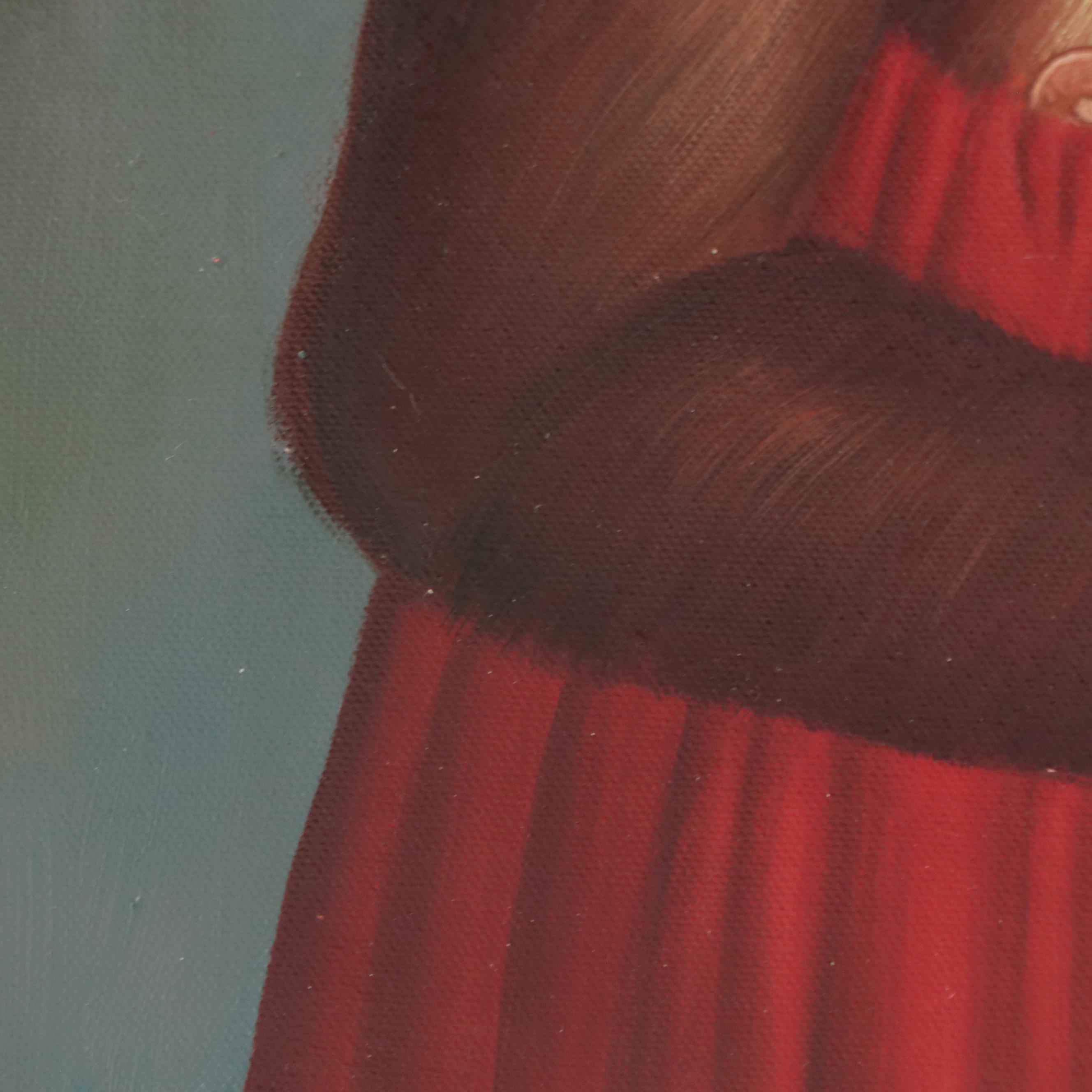 Oil Painting After Donald Roller Wilson of Monkey, 21st Century