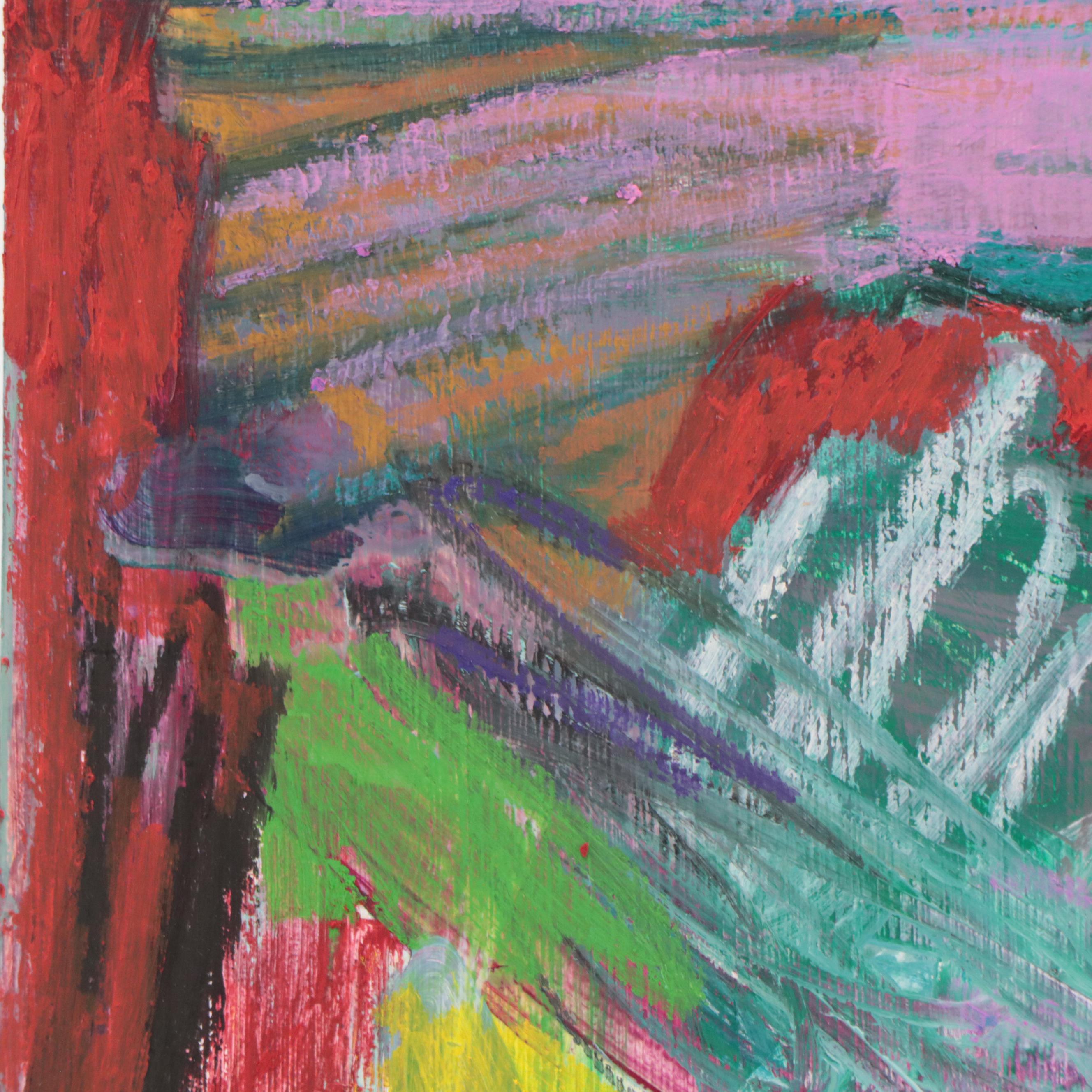 Rhee Lightner Abstract Acrylic Painting, 2022