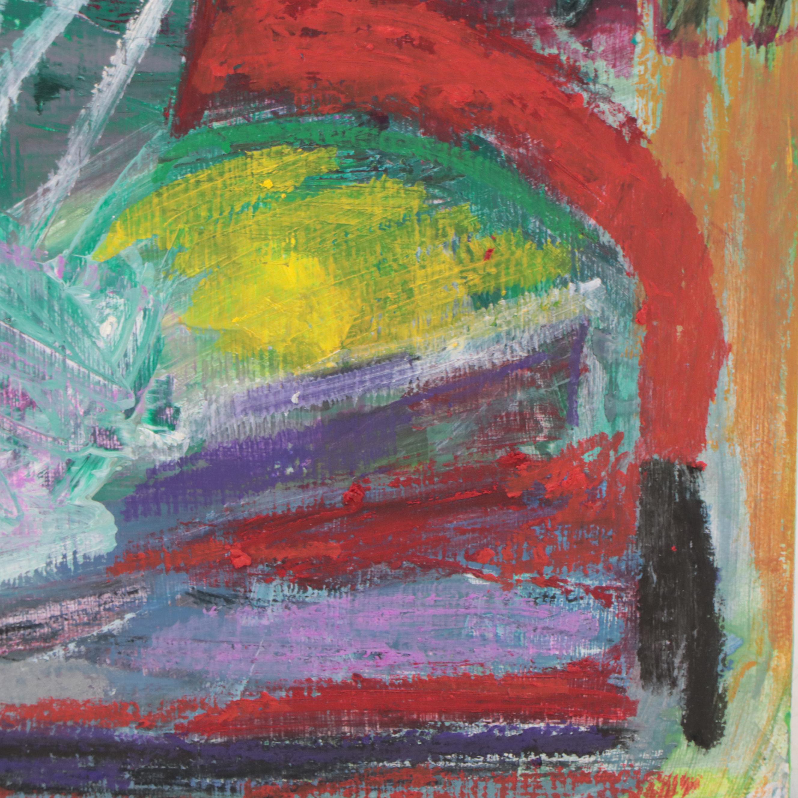 Rhee Lightner Abstract Acrylic Painting, 2022