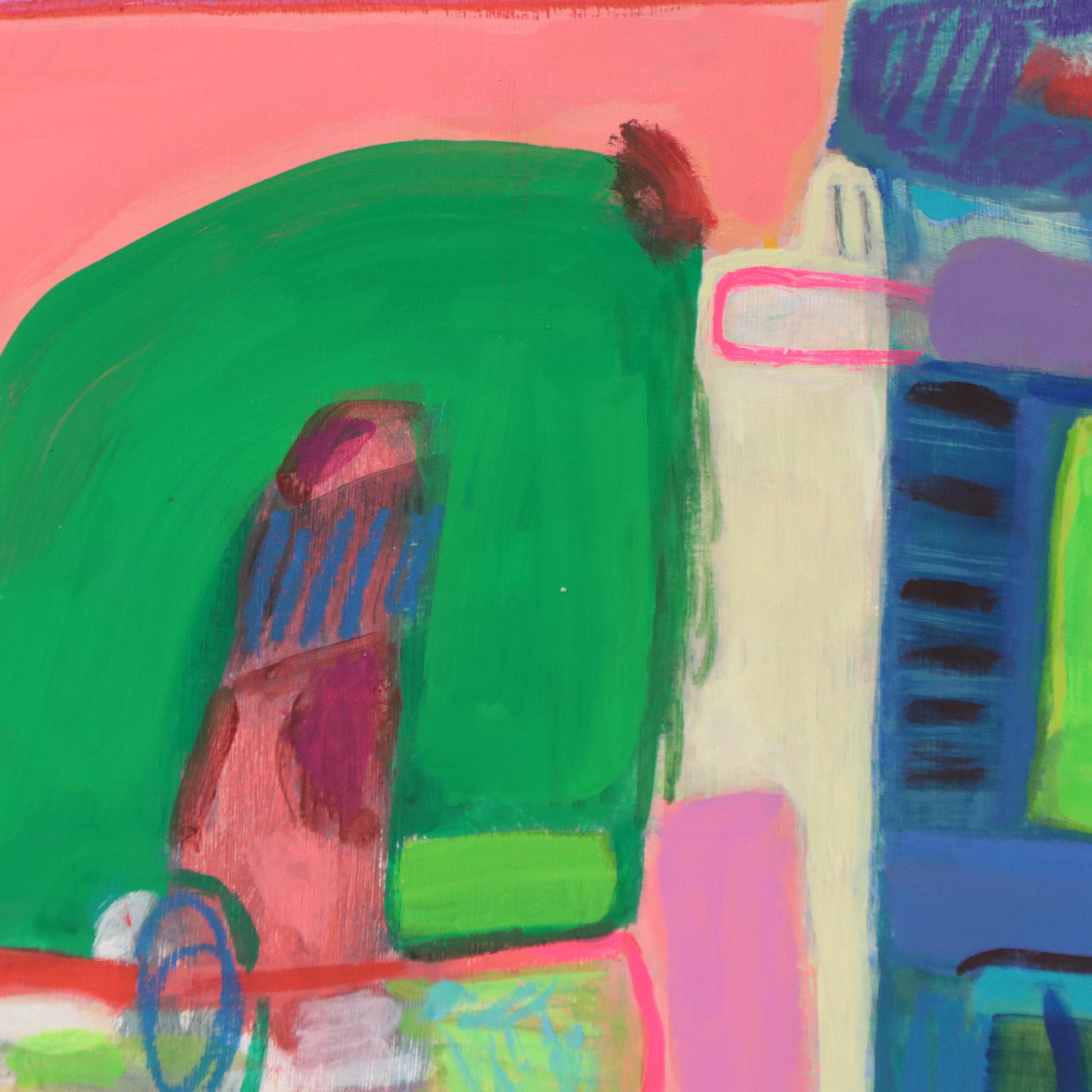 Rhee Lightner Acrylic Painting "Traveling Home," 2022