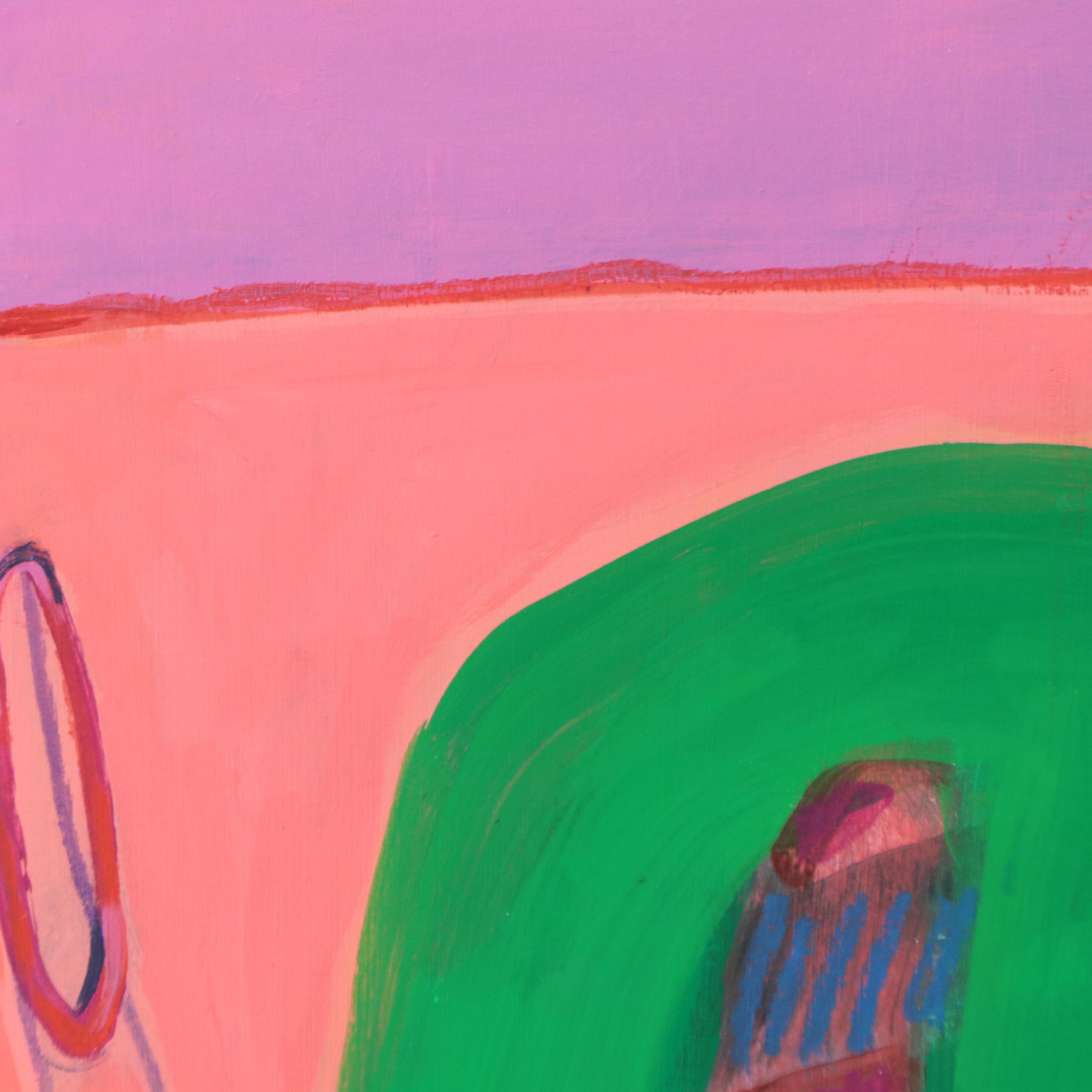 Rhee Lightner Acrylic Painting "Traveling Home," 2022