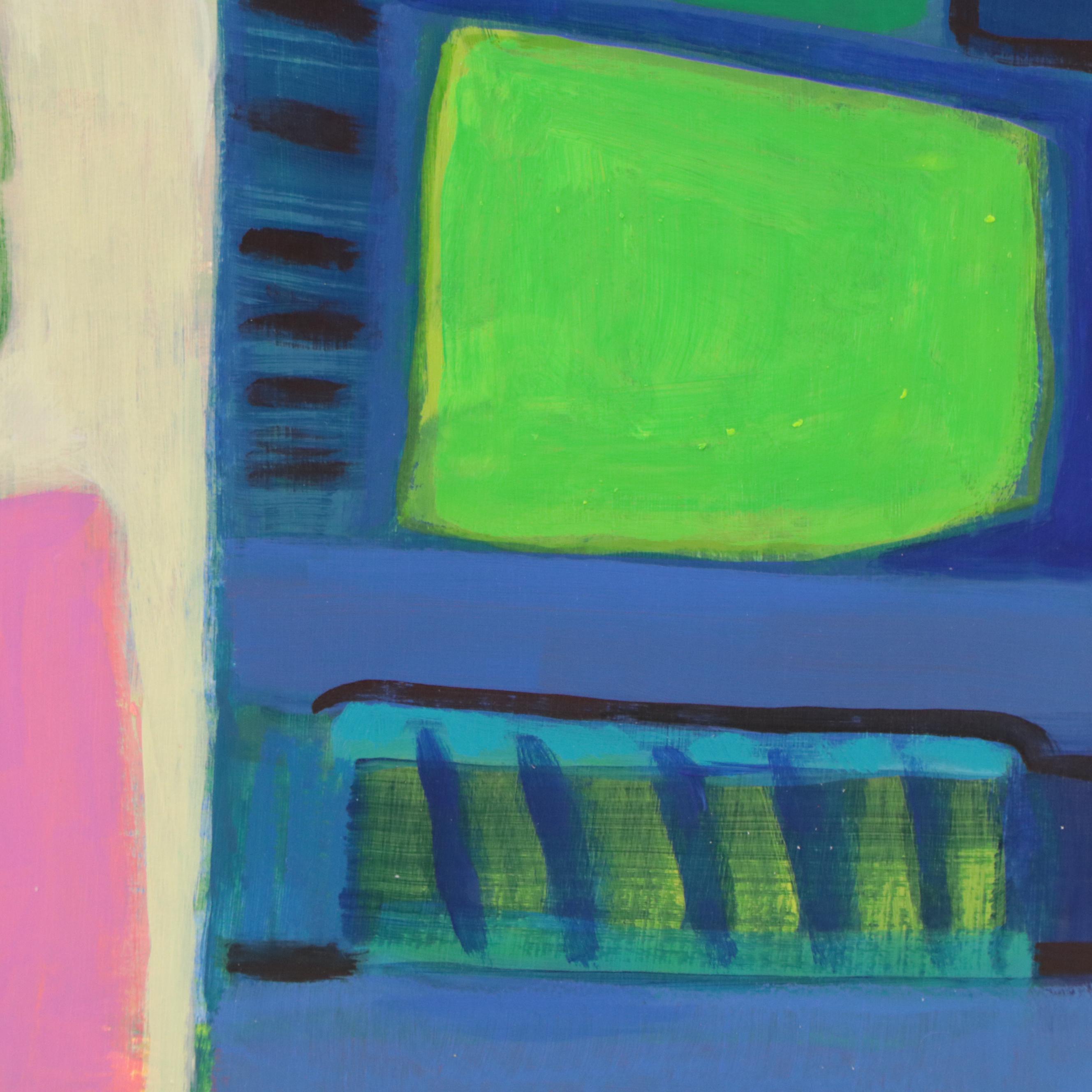 Rhee Lightner Acrylic Painting "Traveling Home," 2022