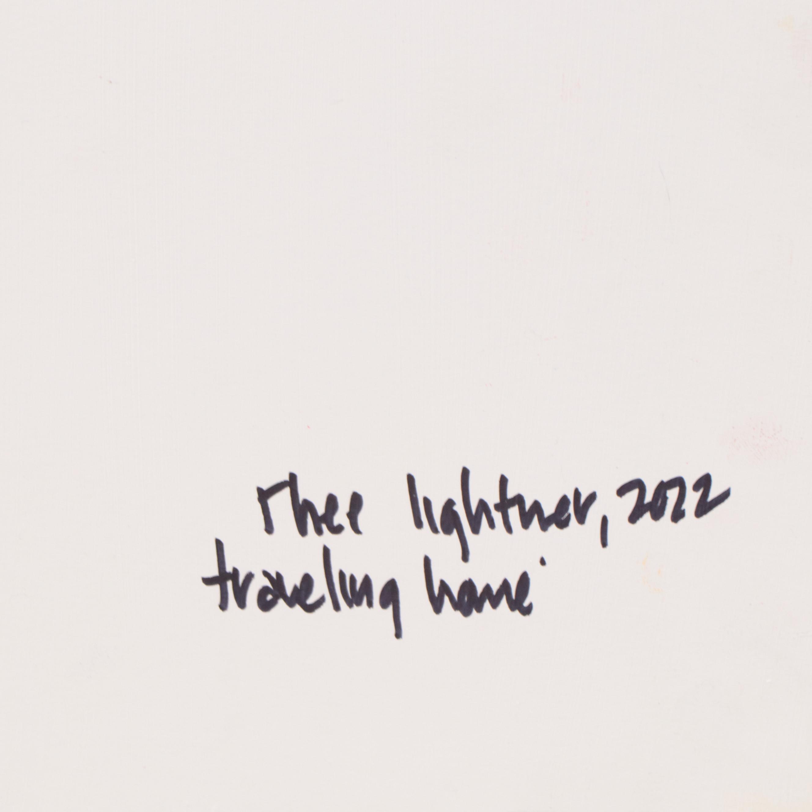 Rhee Lightner Acrylic Painting "Traveling Home," 2022