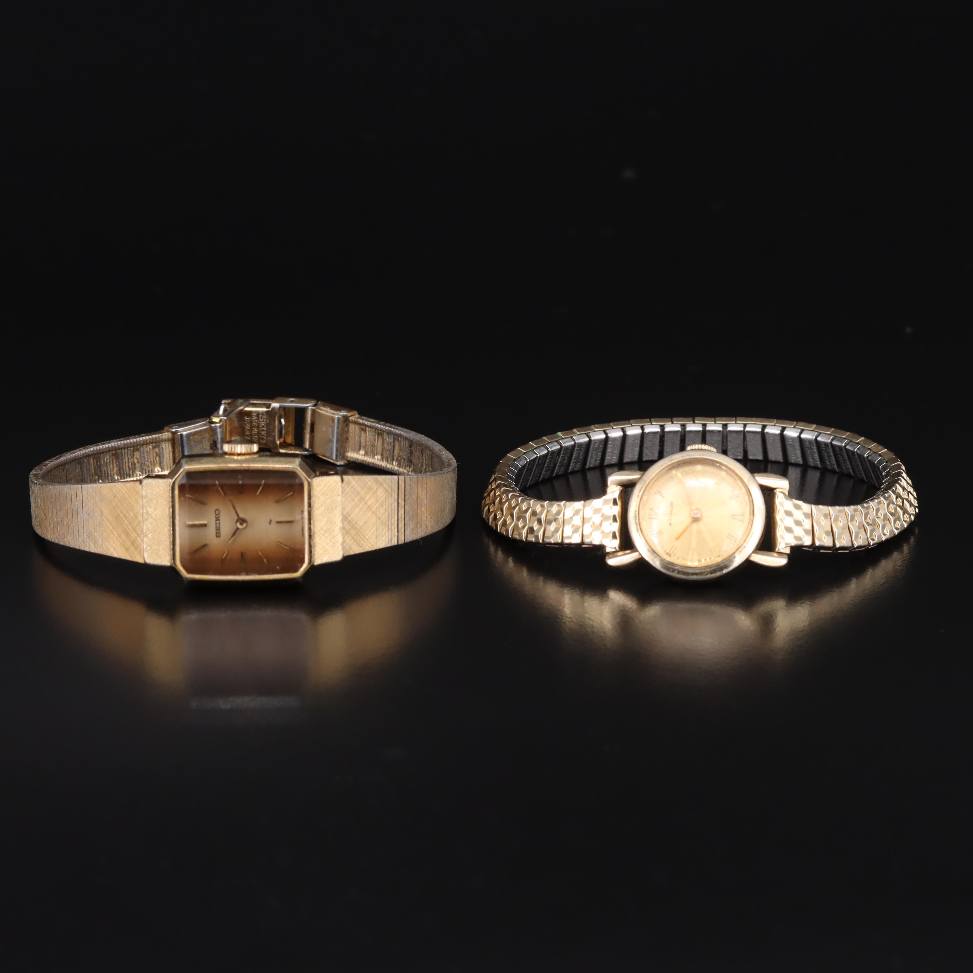 Vintage Wittnauer and Seiko Quartz Watches