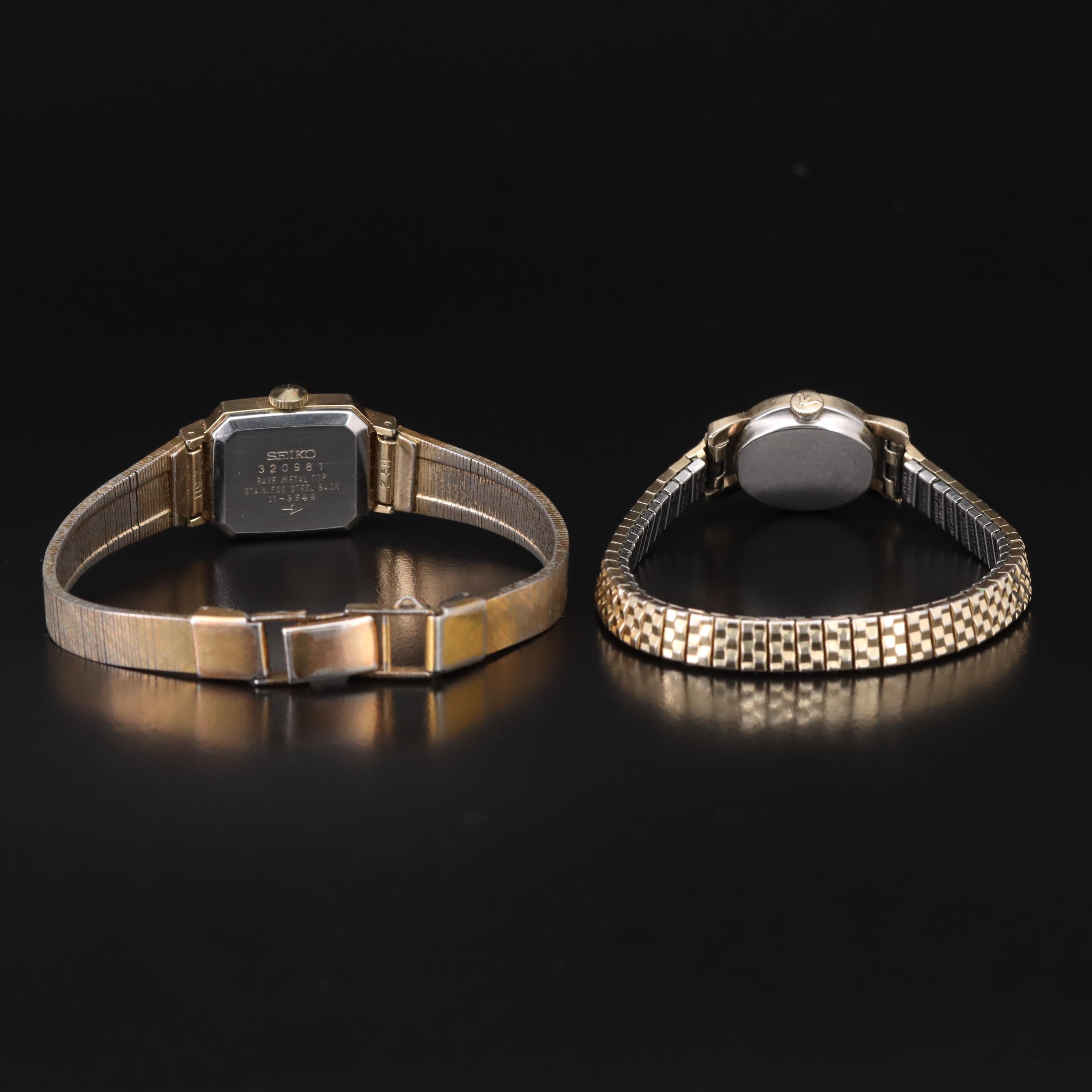 Vintage Wittnauer and Seiko Quartz Watches