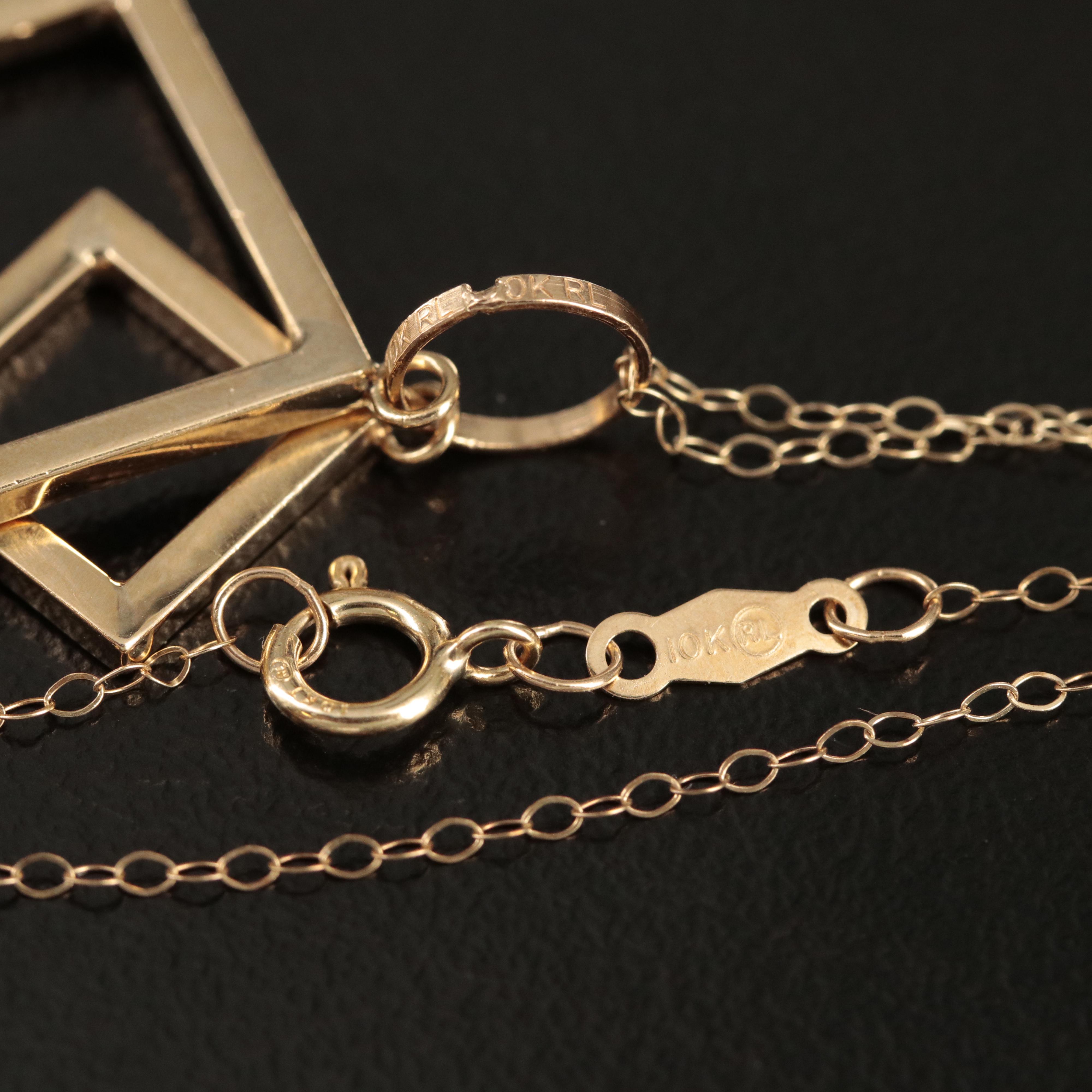 10K Pendant Necklace