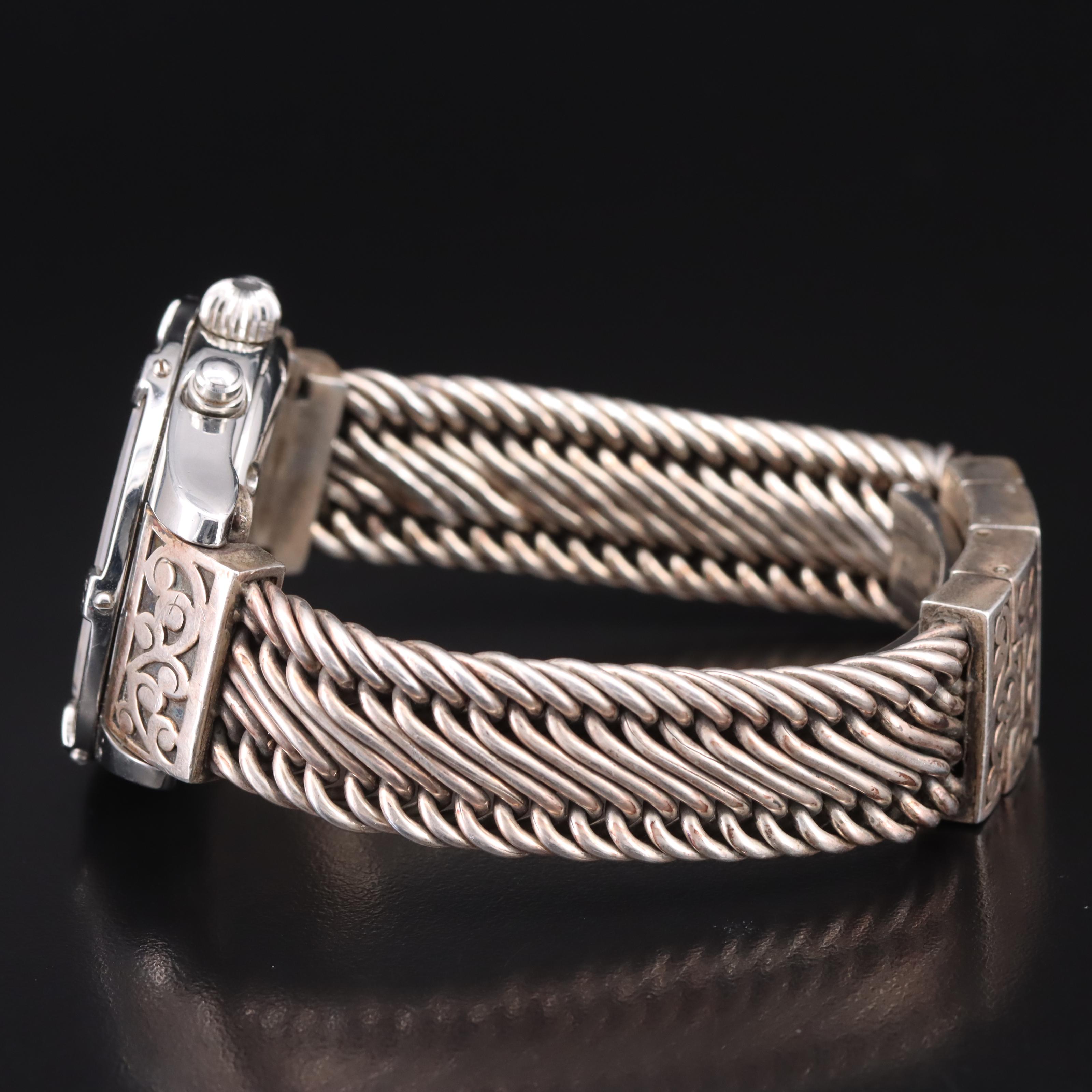 Lois Hill Watch with Sterling Silver Bracelet