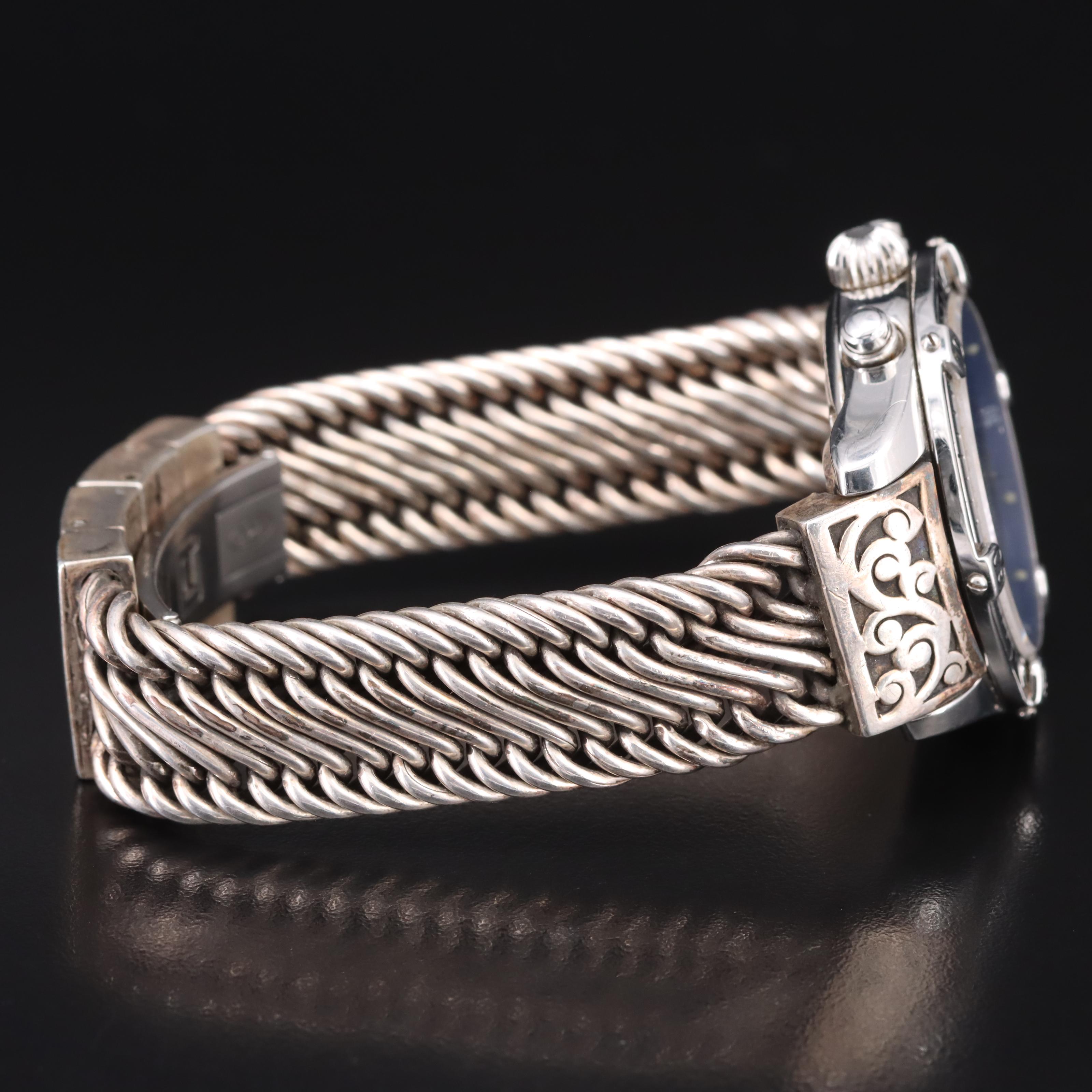 Lois Hill Watch with Sterling Silver Bracelet