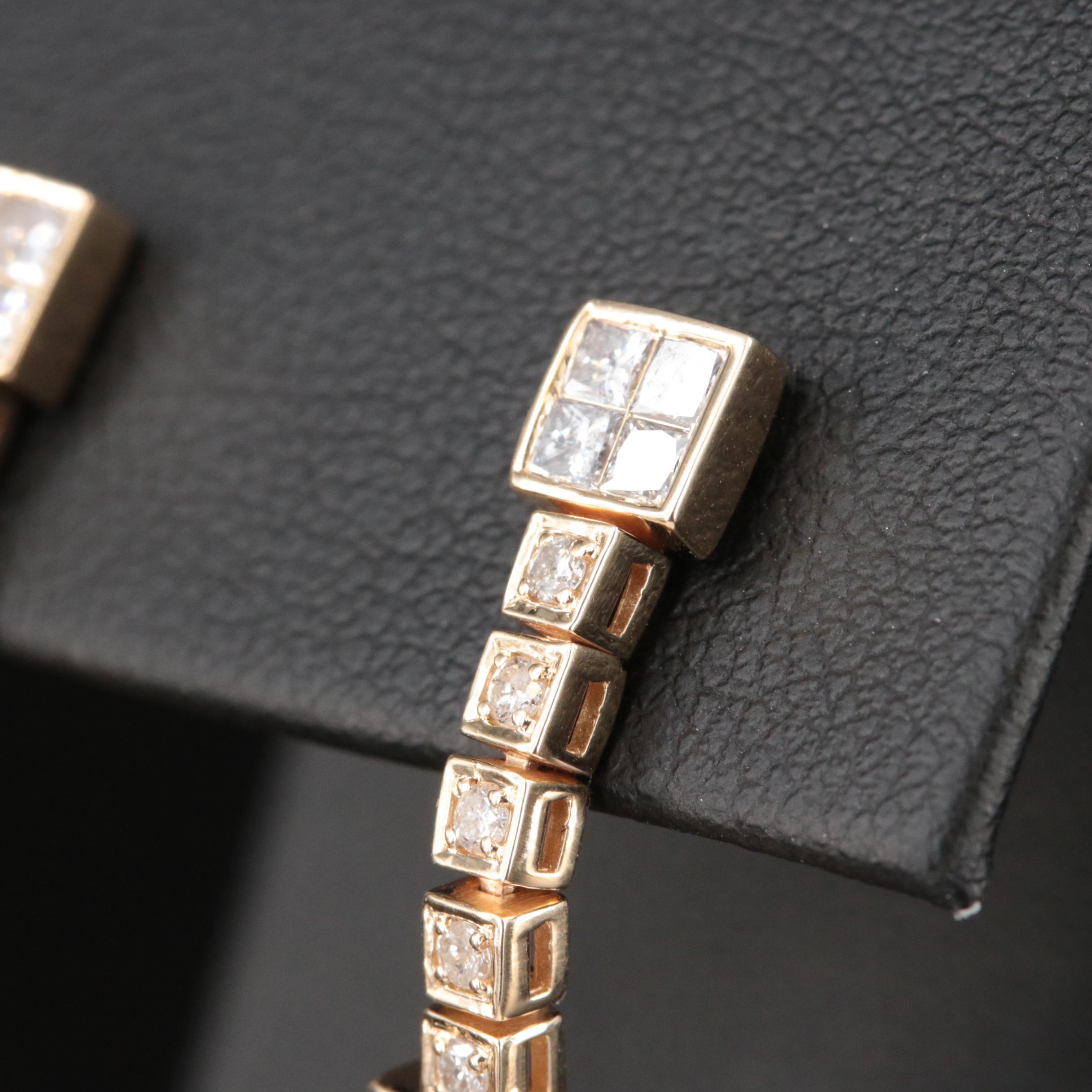 14K 2.46 CTW Diamond Earrings