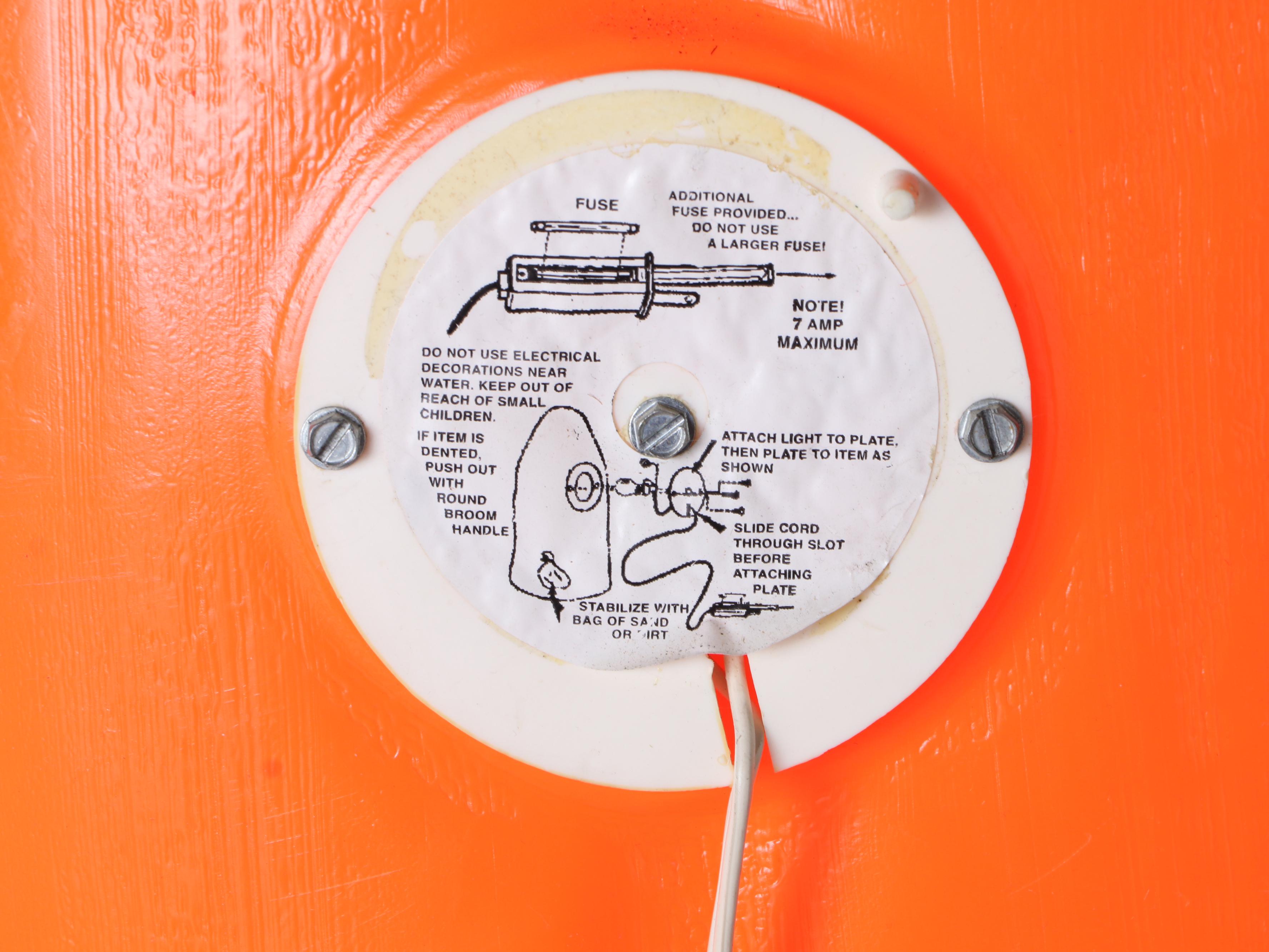 Illuminated Blow Mold Pumpkin