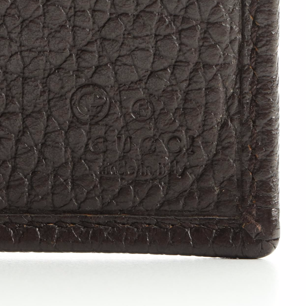 Gucci Bifold Wallet in Grained Leather