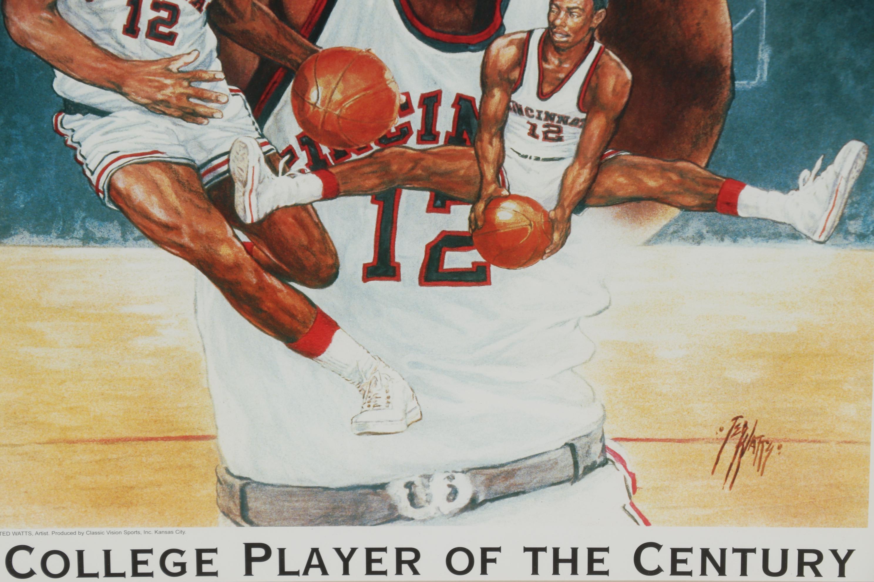 Oscar Robertson "College Player of the Century" Giclée After Ted Watts
