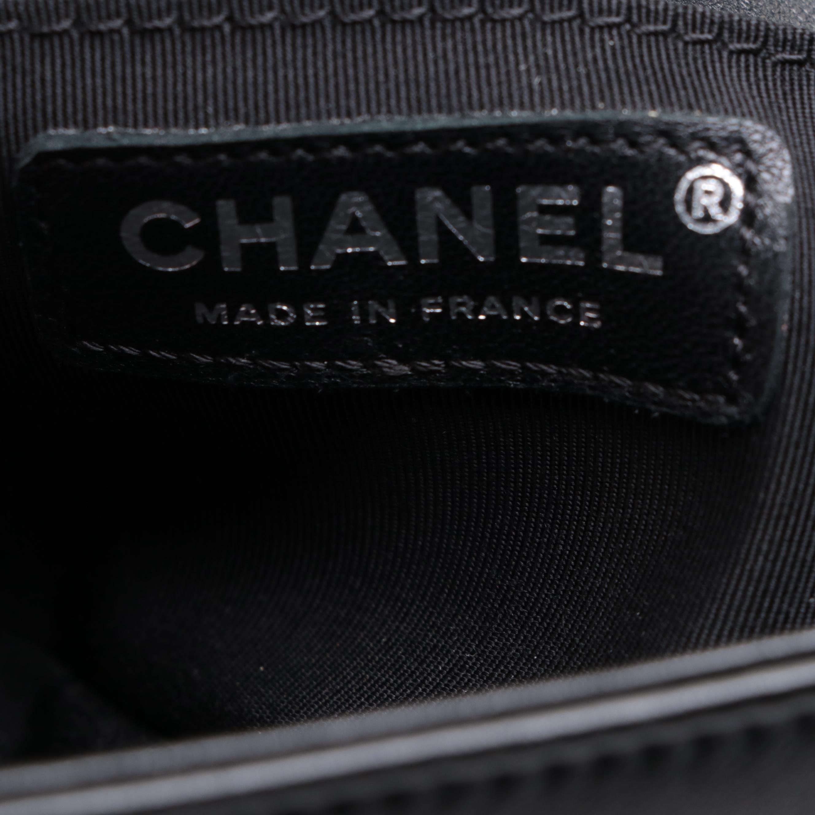 Chanel Small Boy Flap Bag in Quilted Tweed and Lambskin Leather