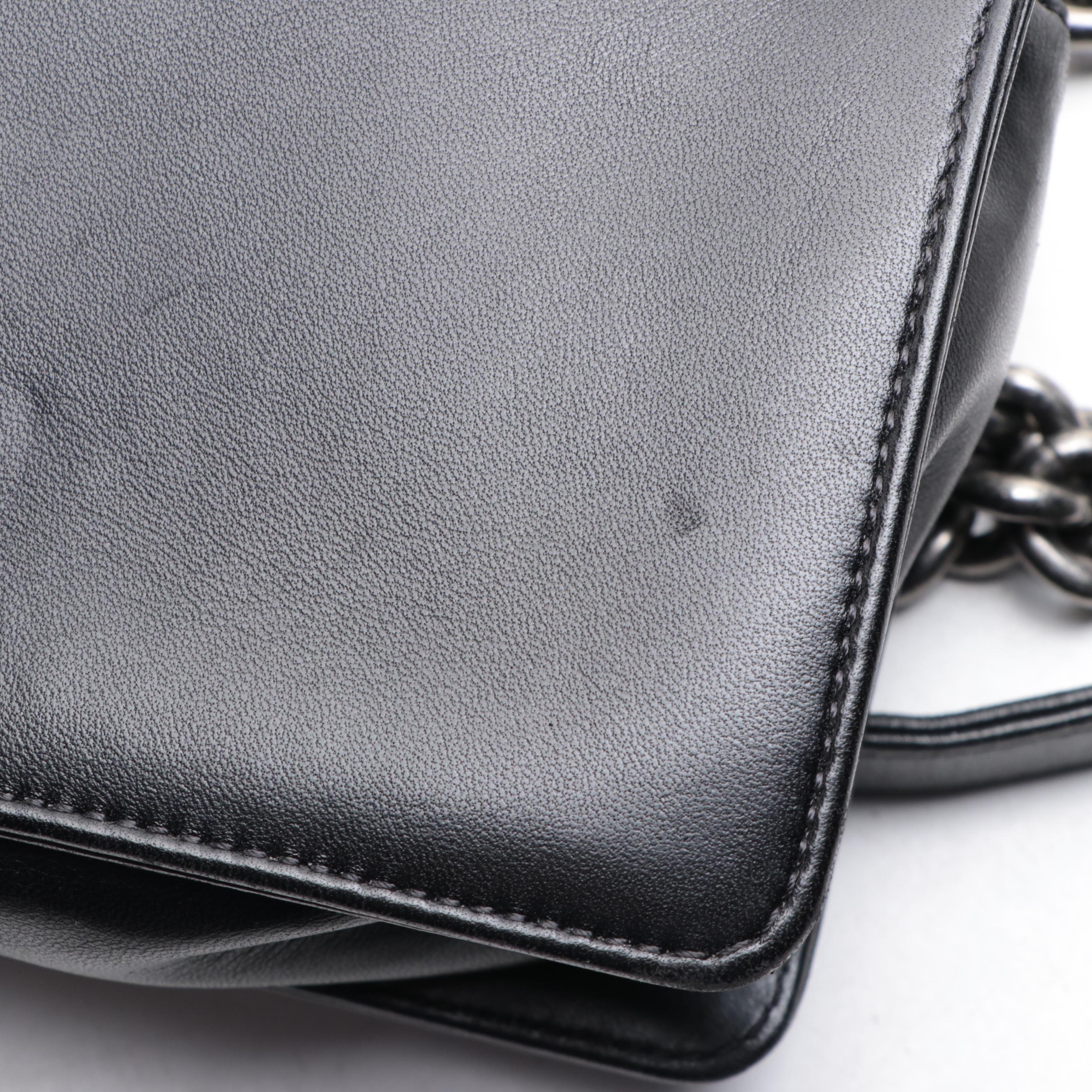 Chanel Small Boy Flap Bag in Quilted Tweed and Lambskin Leather