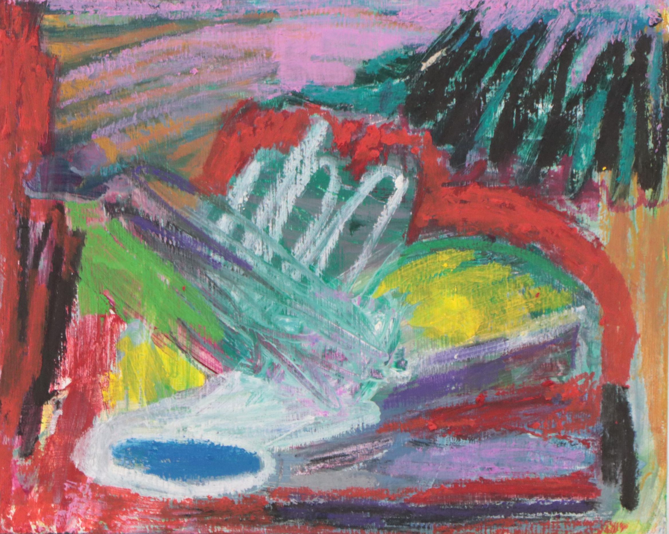 Rhee Lightner Abstract Acrylic Painting, 2022