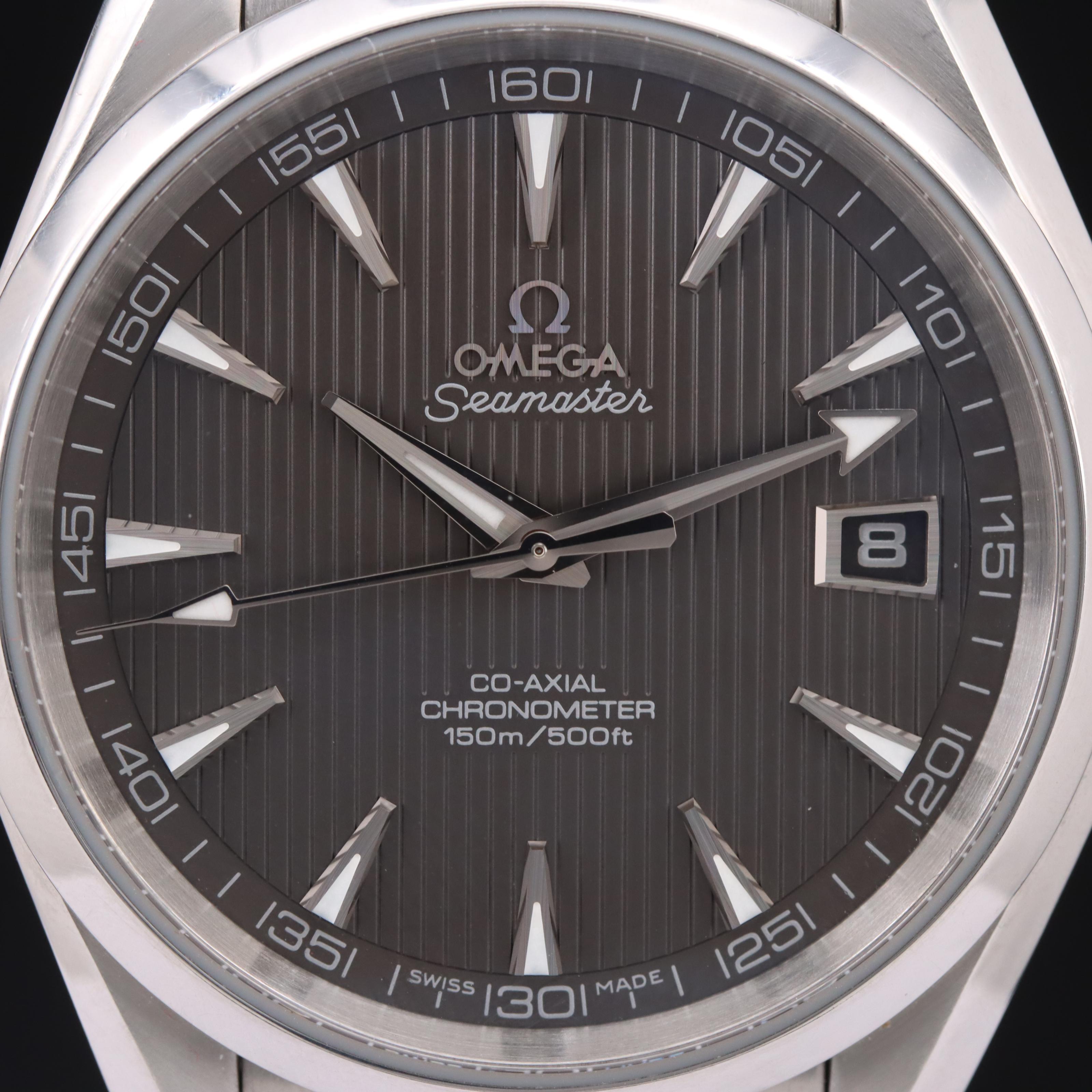 Omega Seamaster Aqua Terra Large 41mm Chronometer Automatic Watch