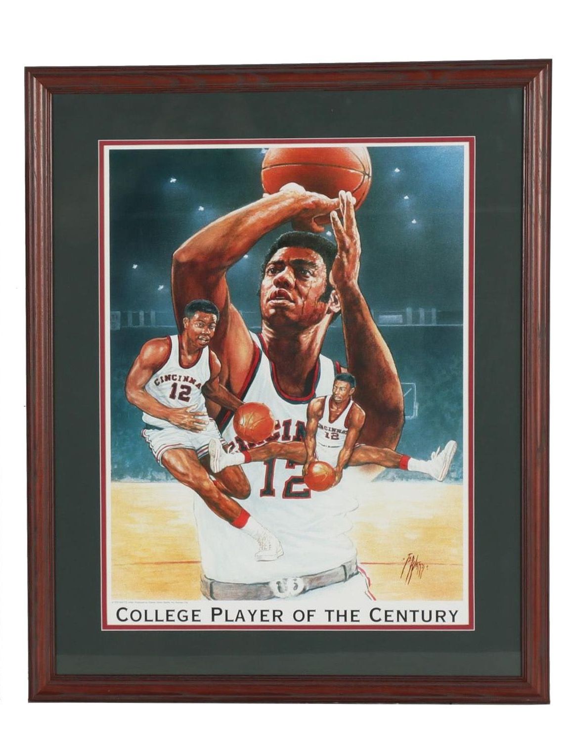 Oscar Robertson "College Player of the Century" Giclée After Ted Watts