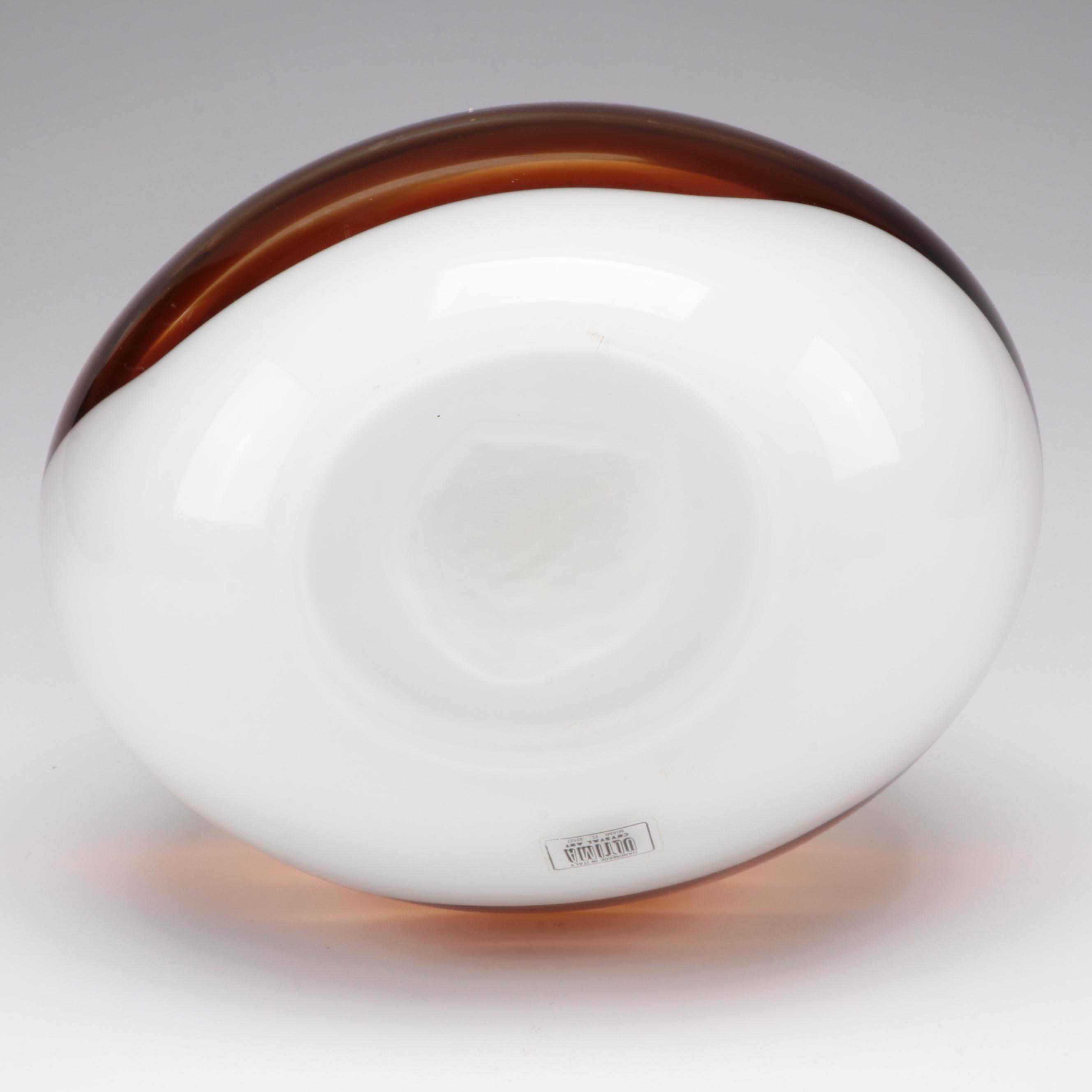 ITMGG24474 Seguso for Ultima Blown Cased Art Glass Vase