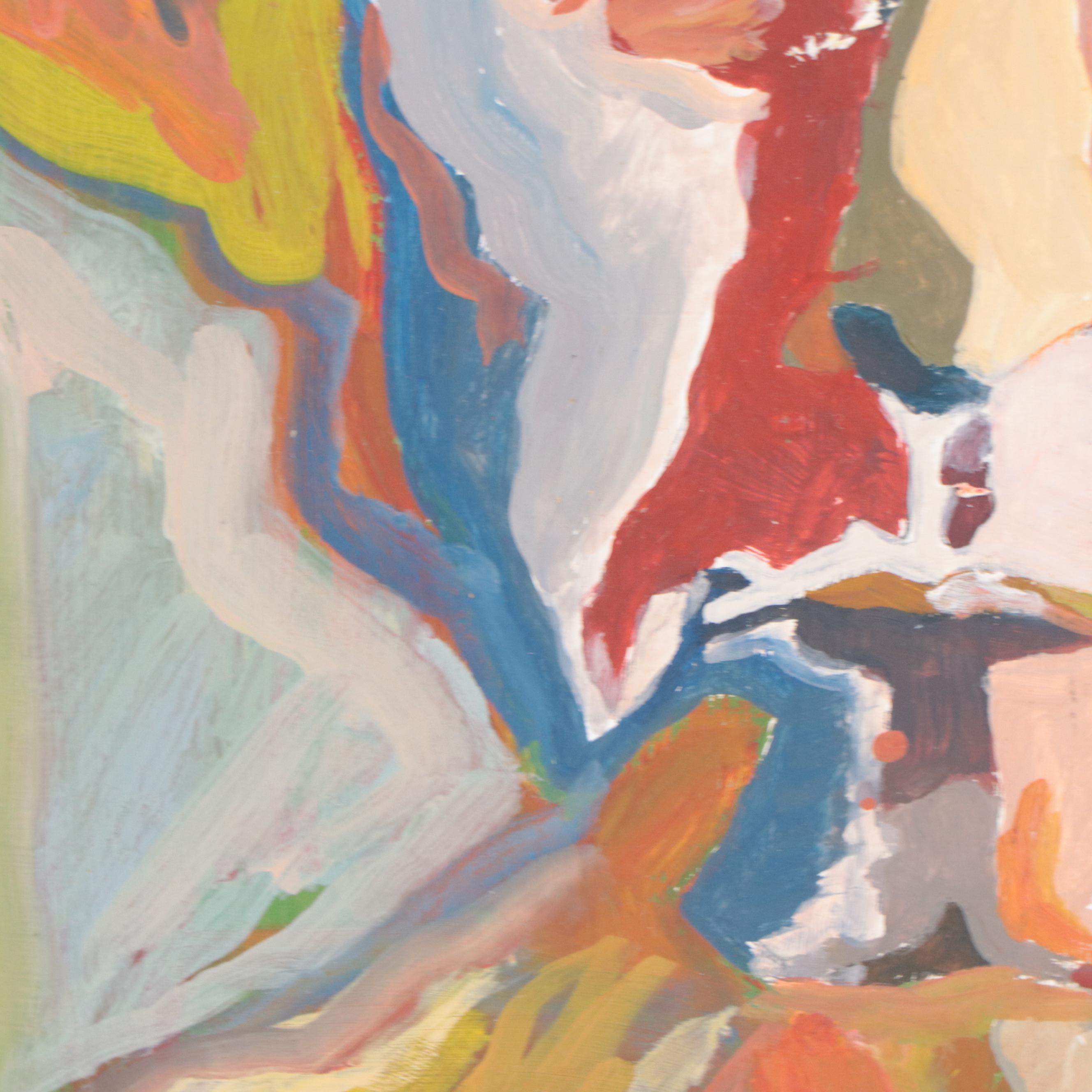 Rhee Lightner Acrylic Portrait "Harvey Keitel," 1998