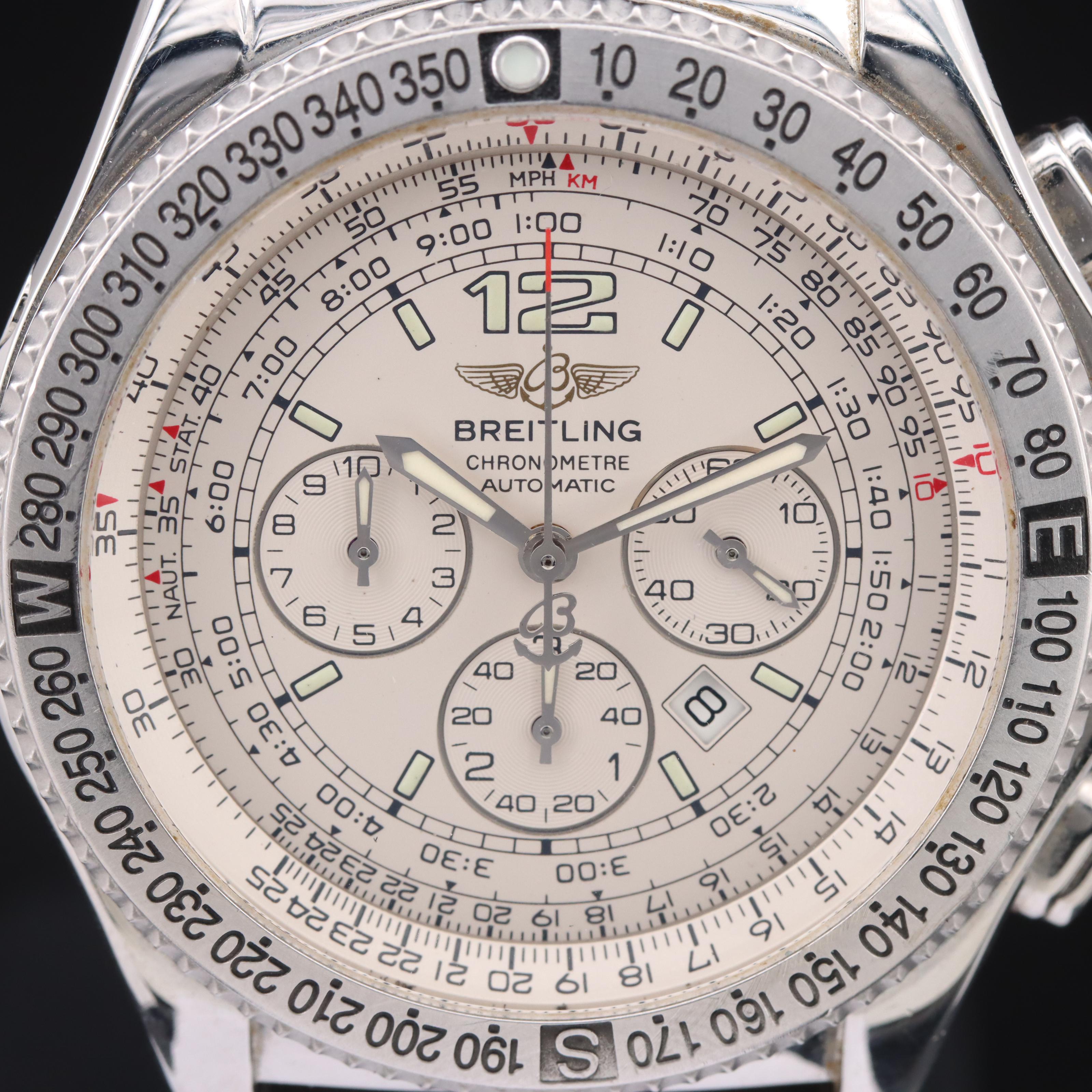 Breitling B-2 Chronograph Stainless Steel 44mm Automatic Watch