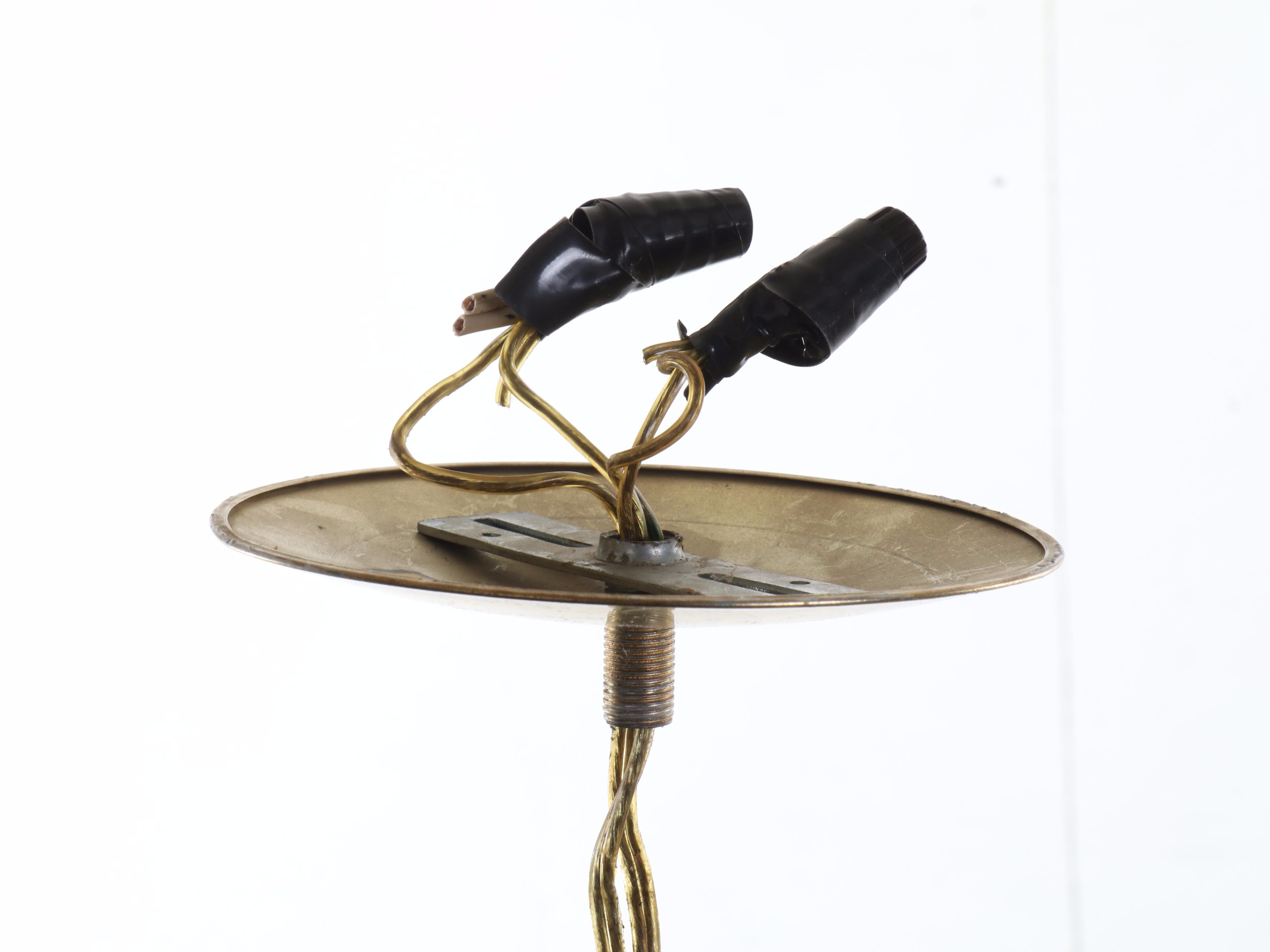 Pair of Engineered Wood Pierced Pendant Lamps, Late 20th Century