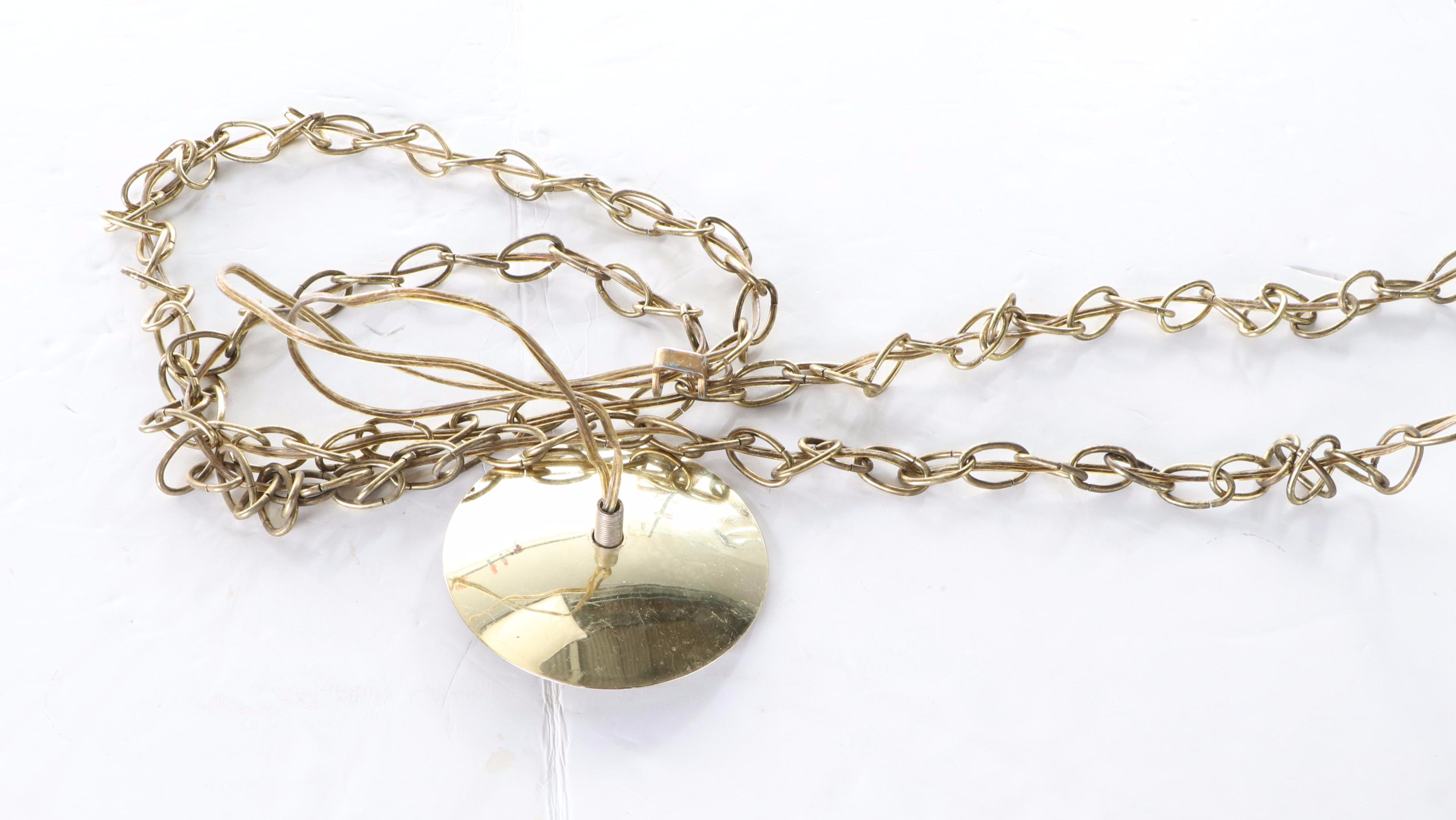 Pair of Engineered Wood Pierced Pendant Lamps, Late 20th Century