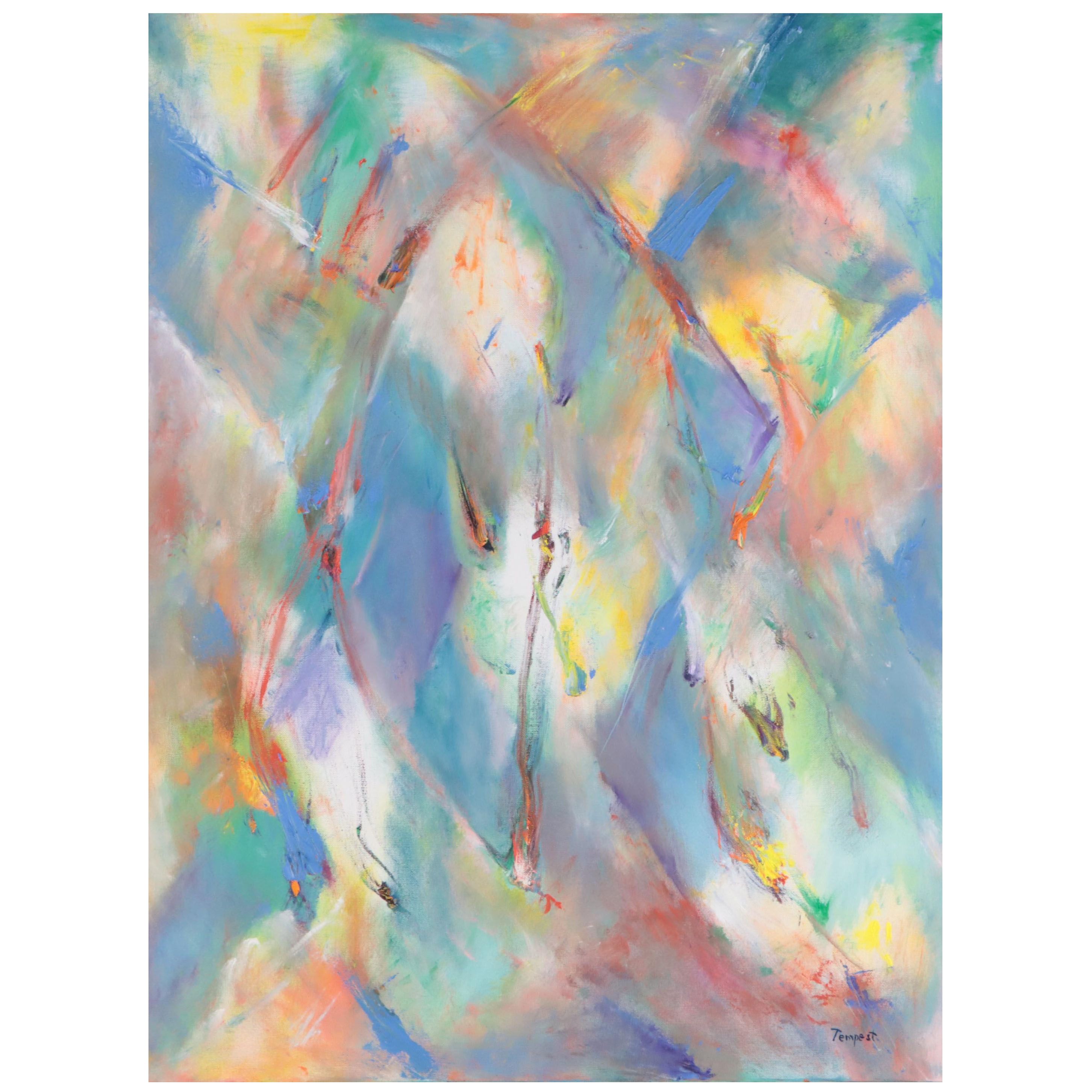 Husidio John Tempest Expressionist Oil Painting, 2023