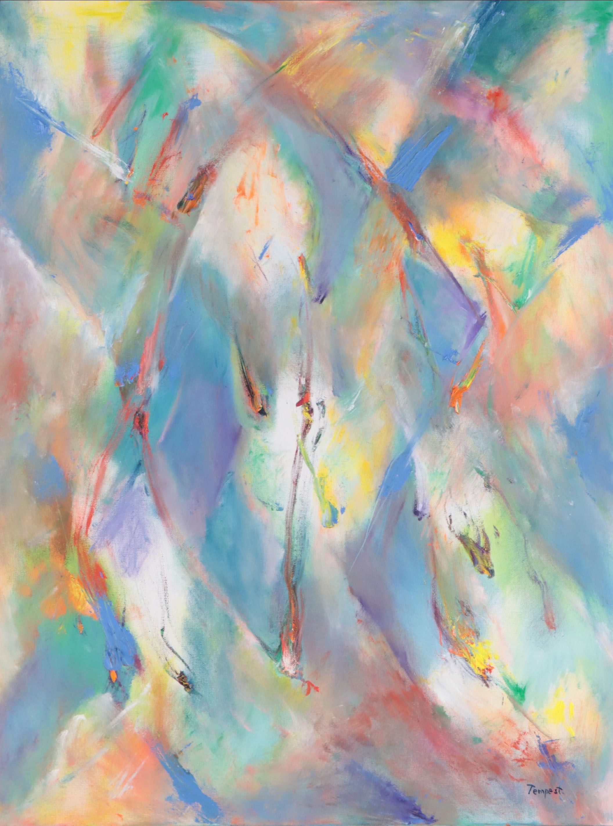 Husidio John Tempest Expressionist Oil Painting, 2023