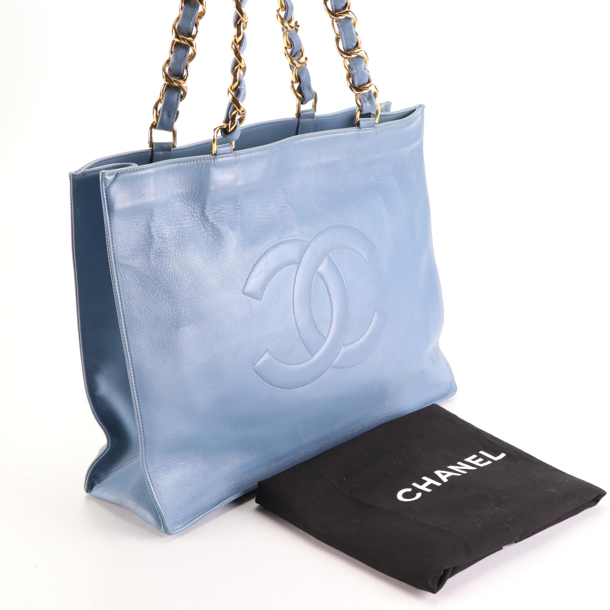 Chanel CC Chain Tote in Calfskin Leather