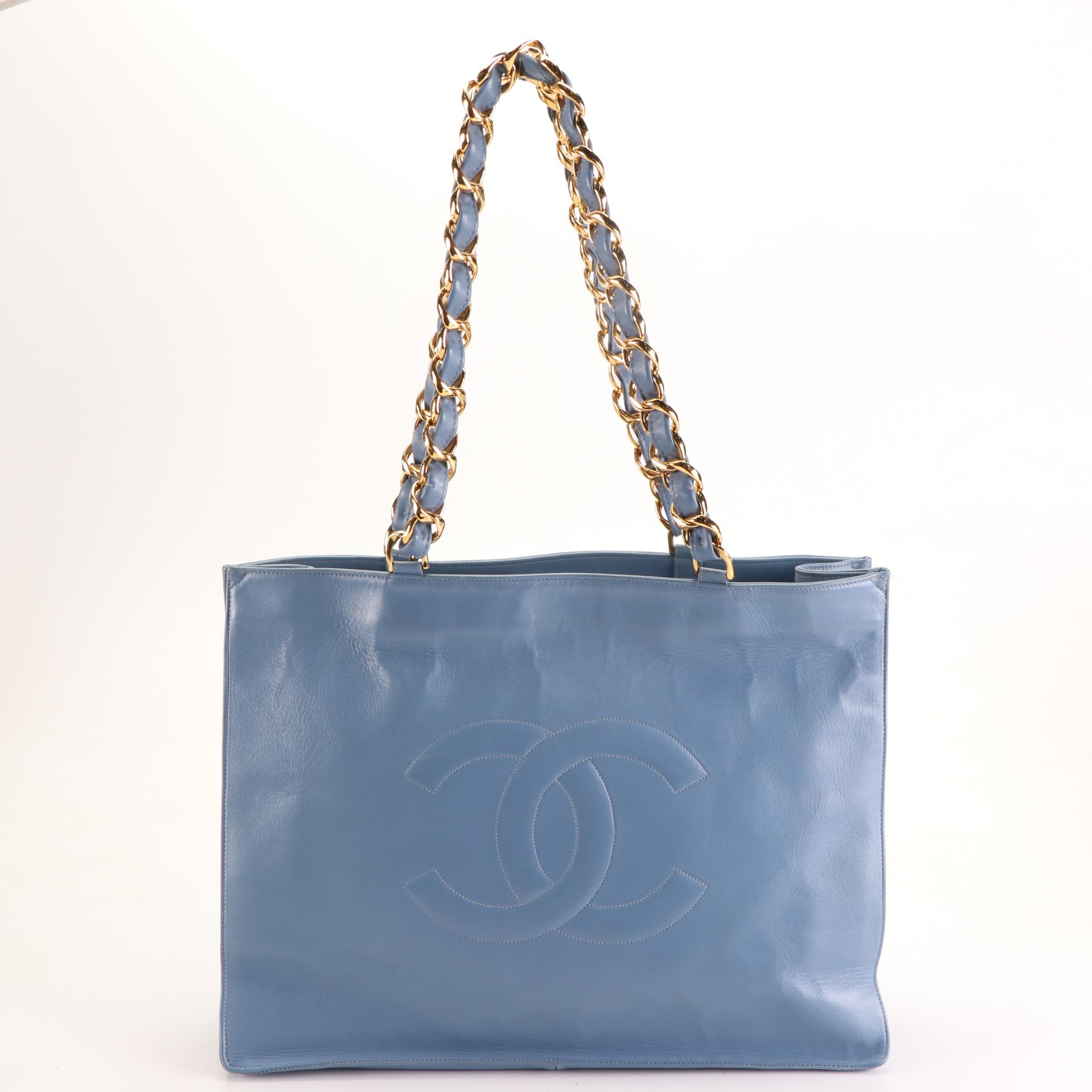 Chanel CC Chain Tote in Calfskin Leather