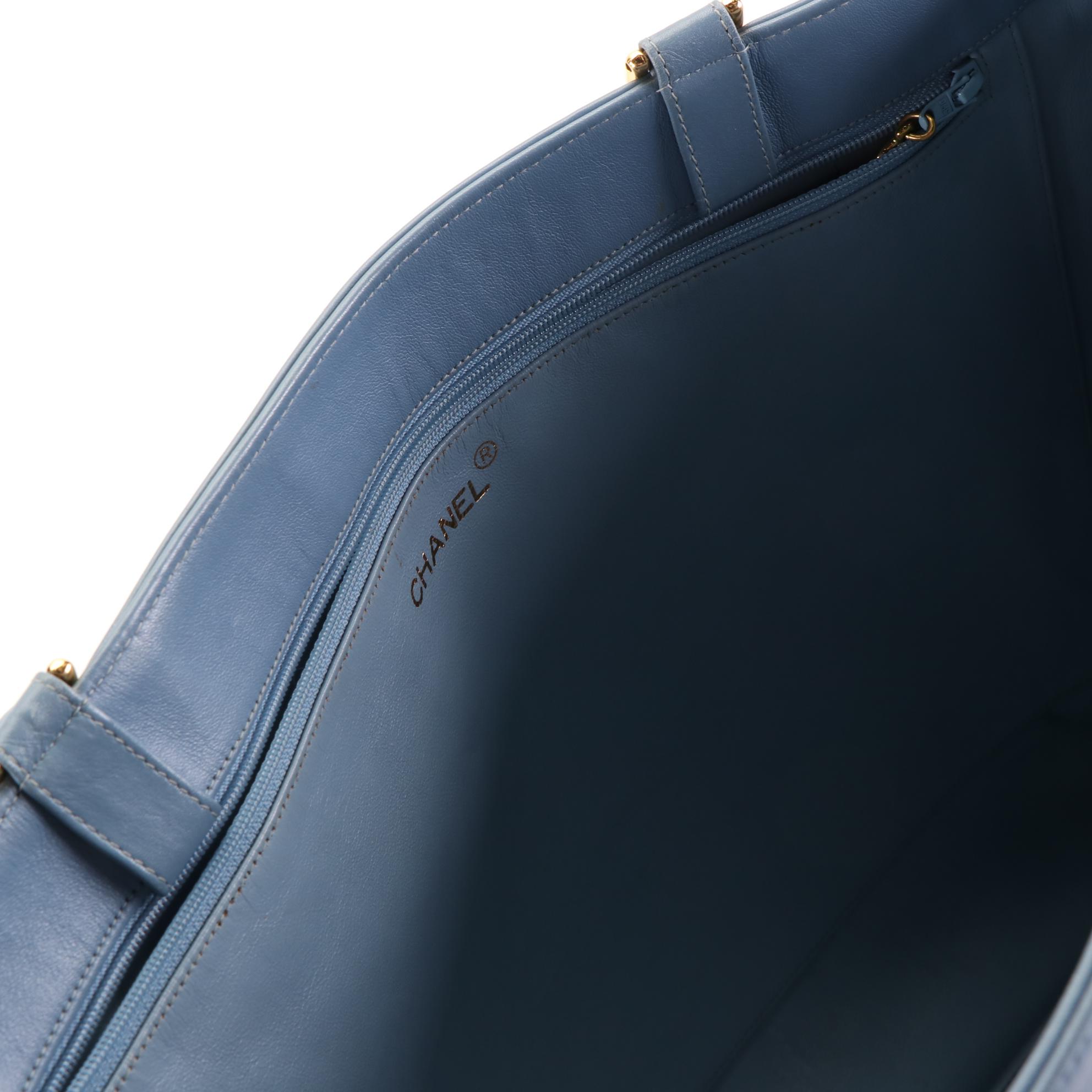 Chanel CC Chain Tote in Calfskin Leather