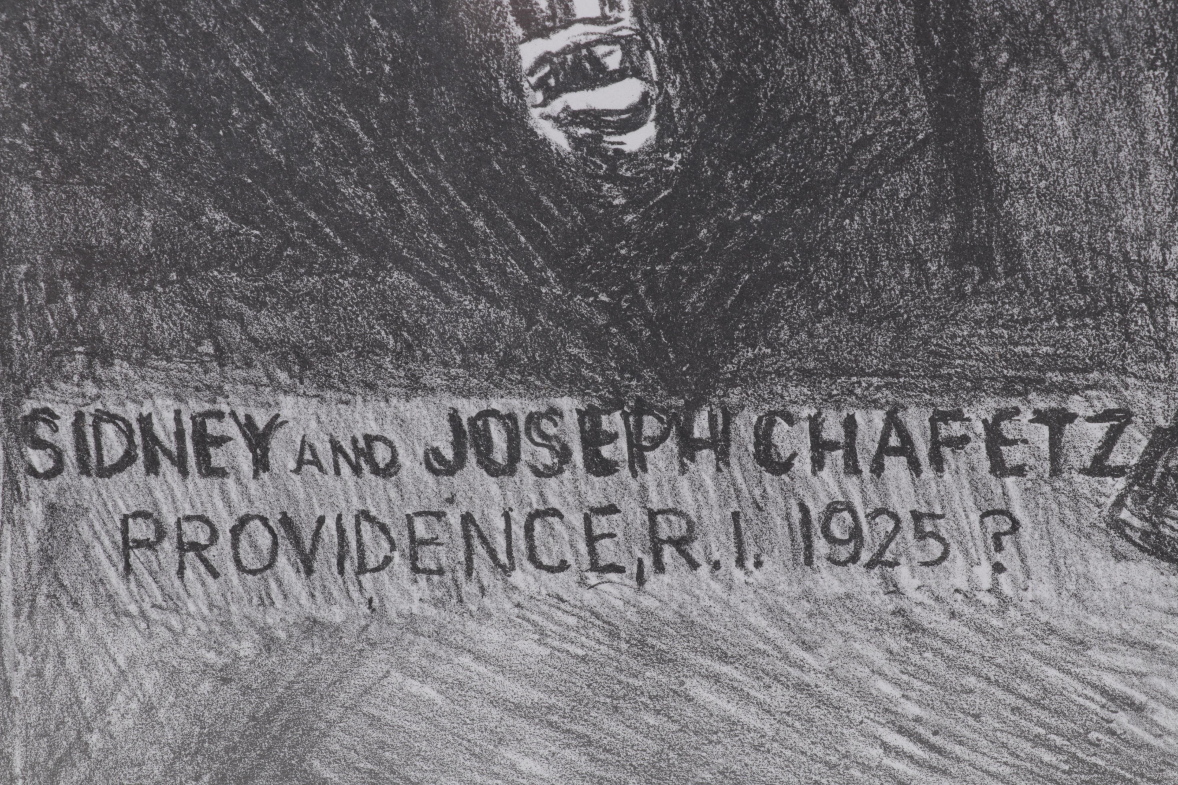 Sidney Chafetz Lithograph "Brothers," 2002