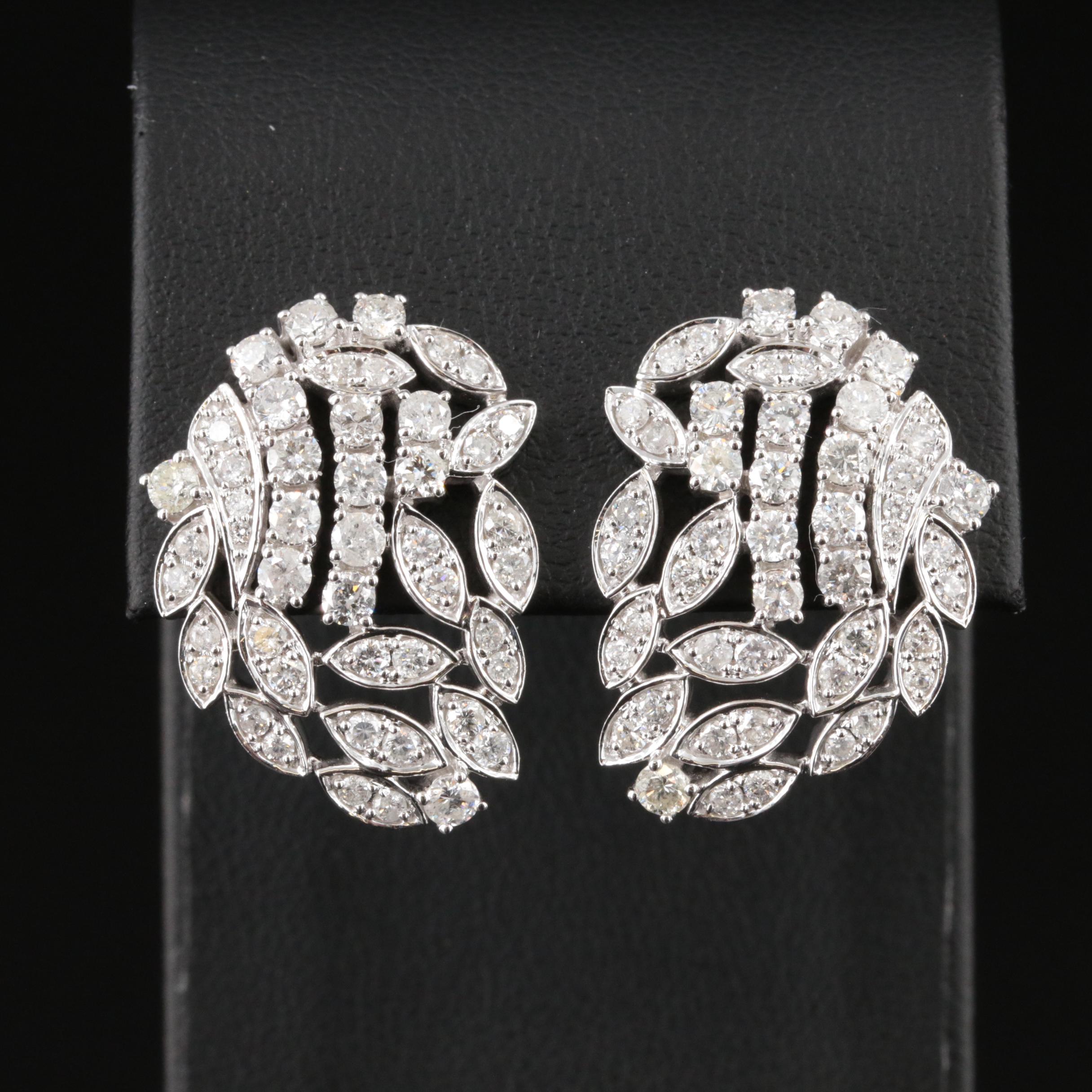 14K 3.03 CTW Diamond Earrings