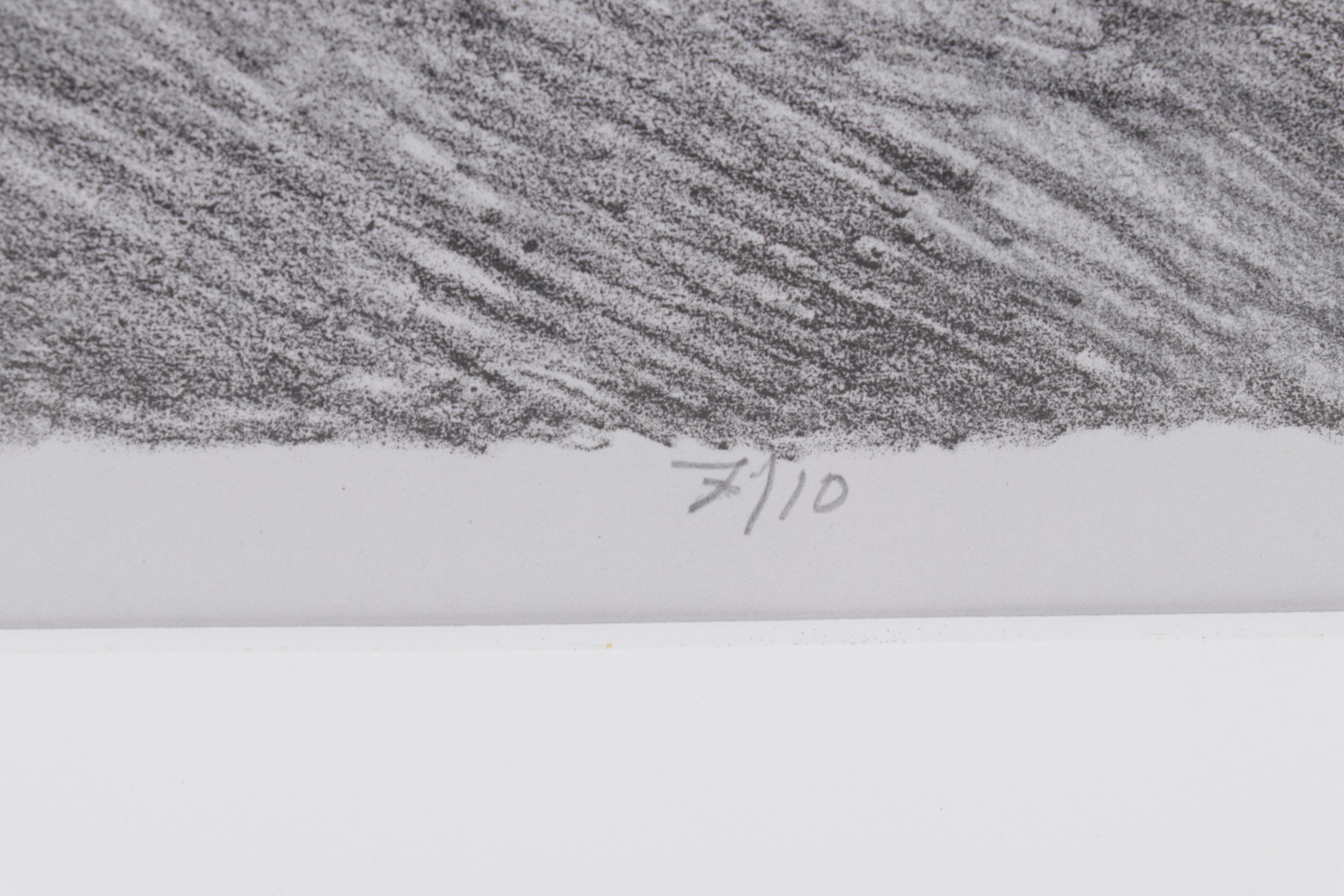 Sidney Chafetz Lithograph "Brothers," 2002