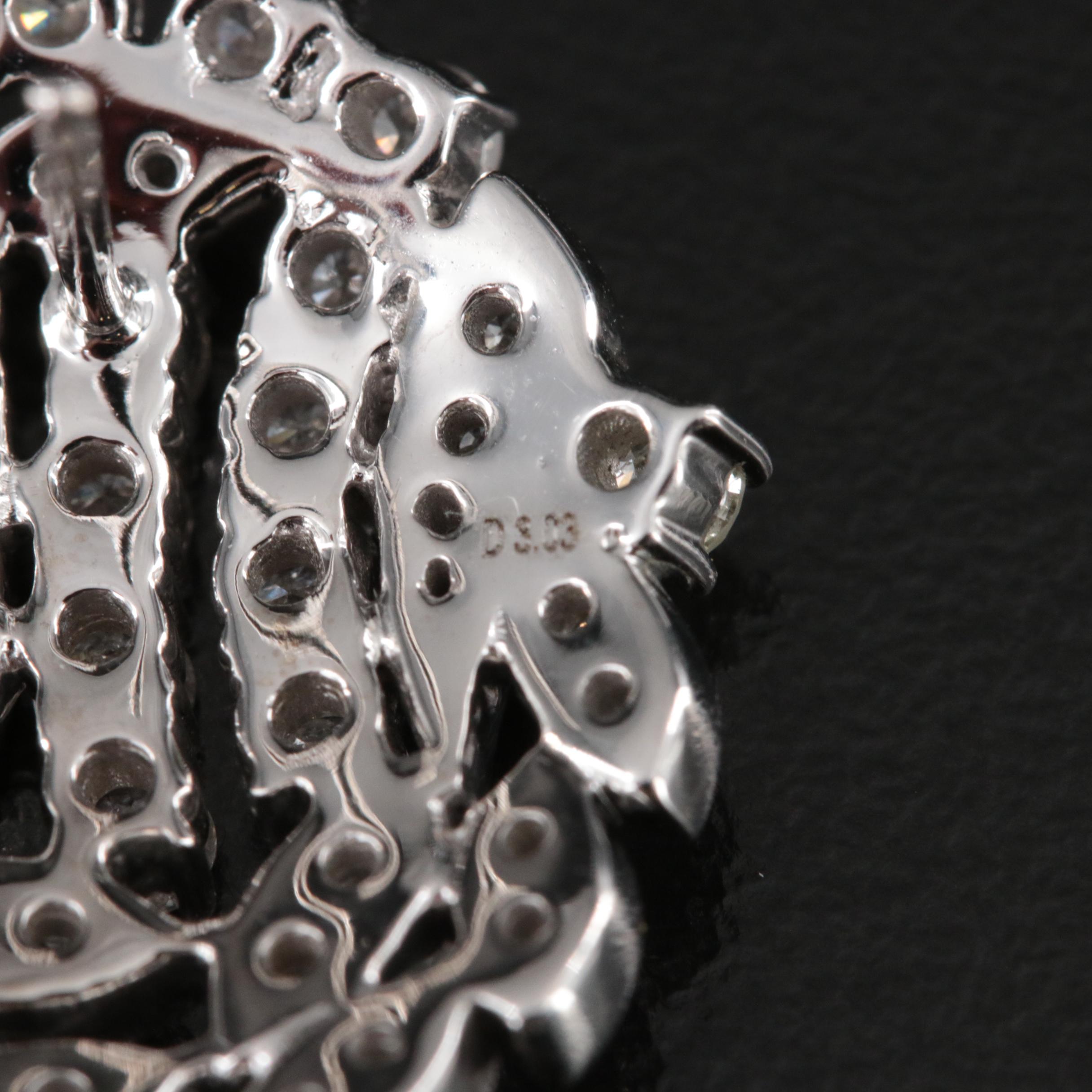 14K 3.03 CTW Diamond Earrings