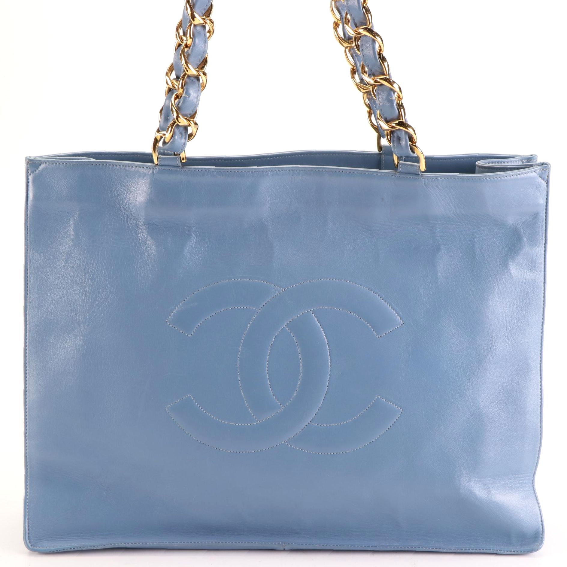 Chanel CC Chain Tote in Calfskin Leather