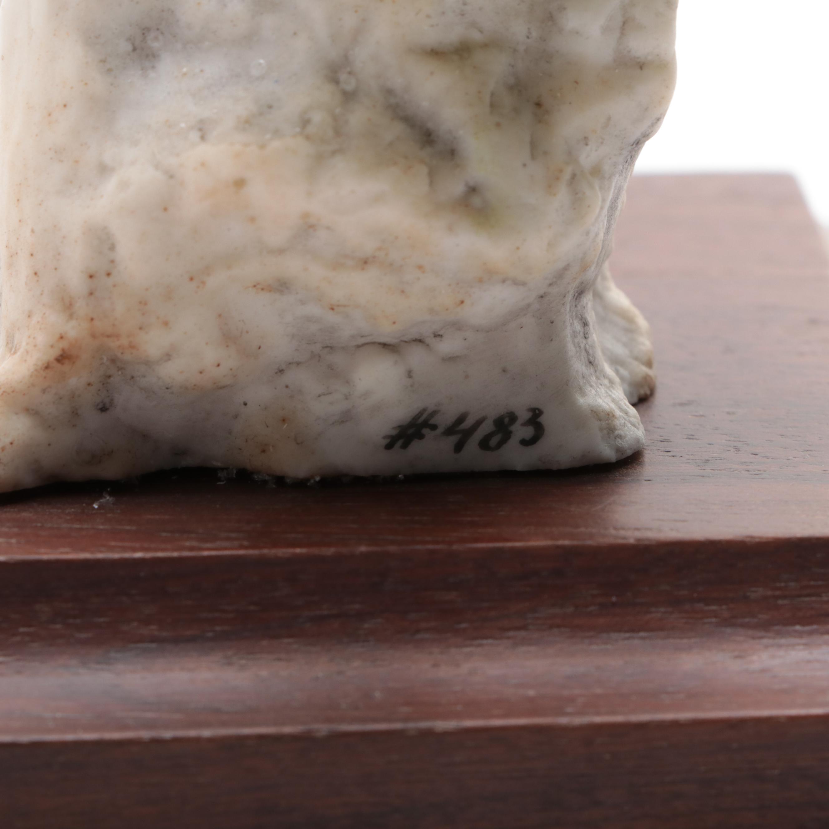 Porcelain Blue Bird Figurine