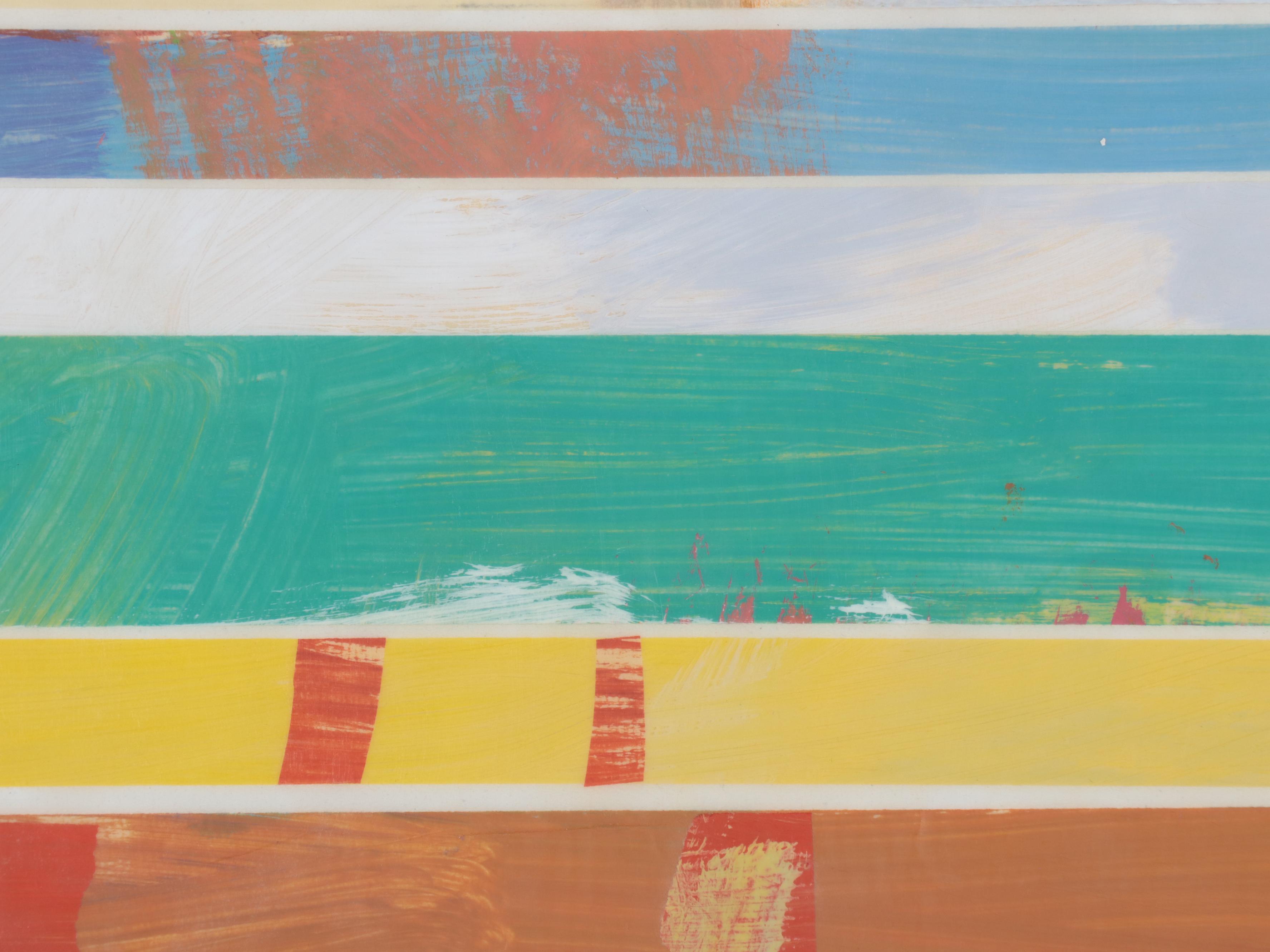 Ursula J. Brenner Large-Scale Non-objective Mixed Media Painting, 21st Century