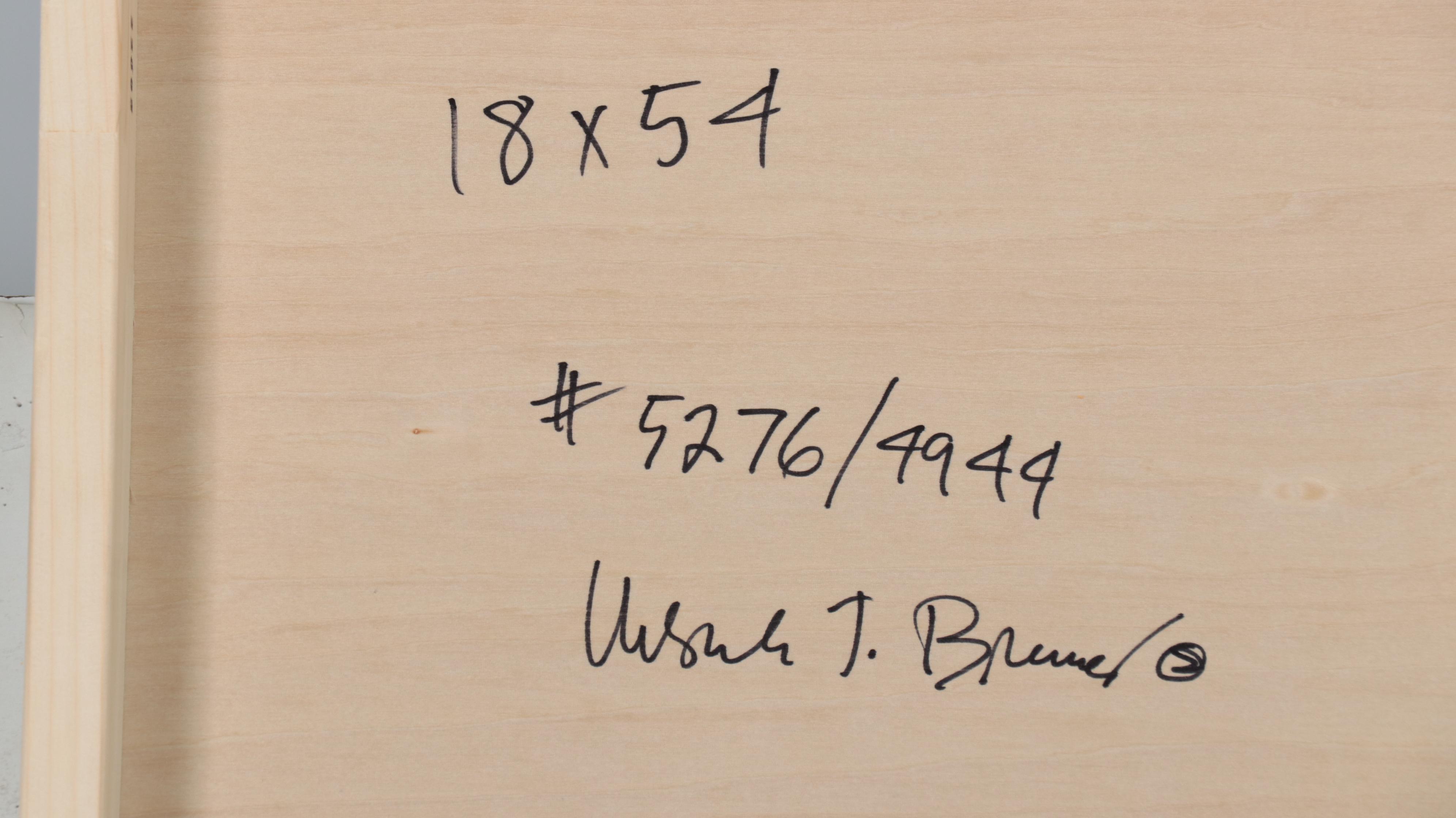 Ursula J. Brenner Large-Scale Non-objective Mixed Media Painting, 21st Century