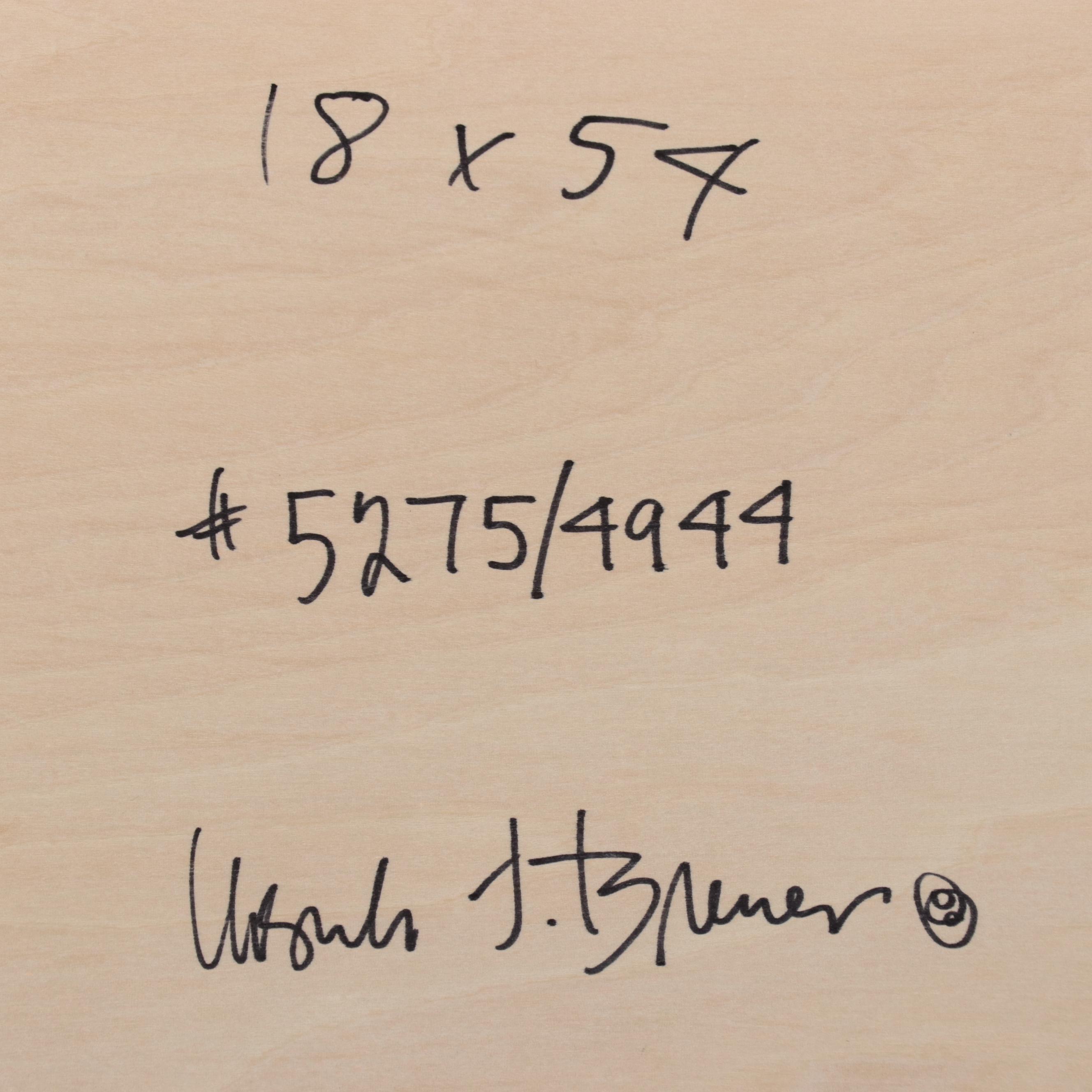 Ursula J. Brenner Large-Scale Non-objective Mixed Media Painting, 21st Century