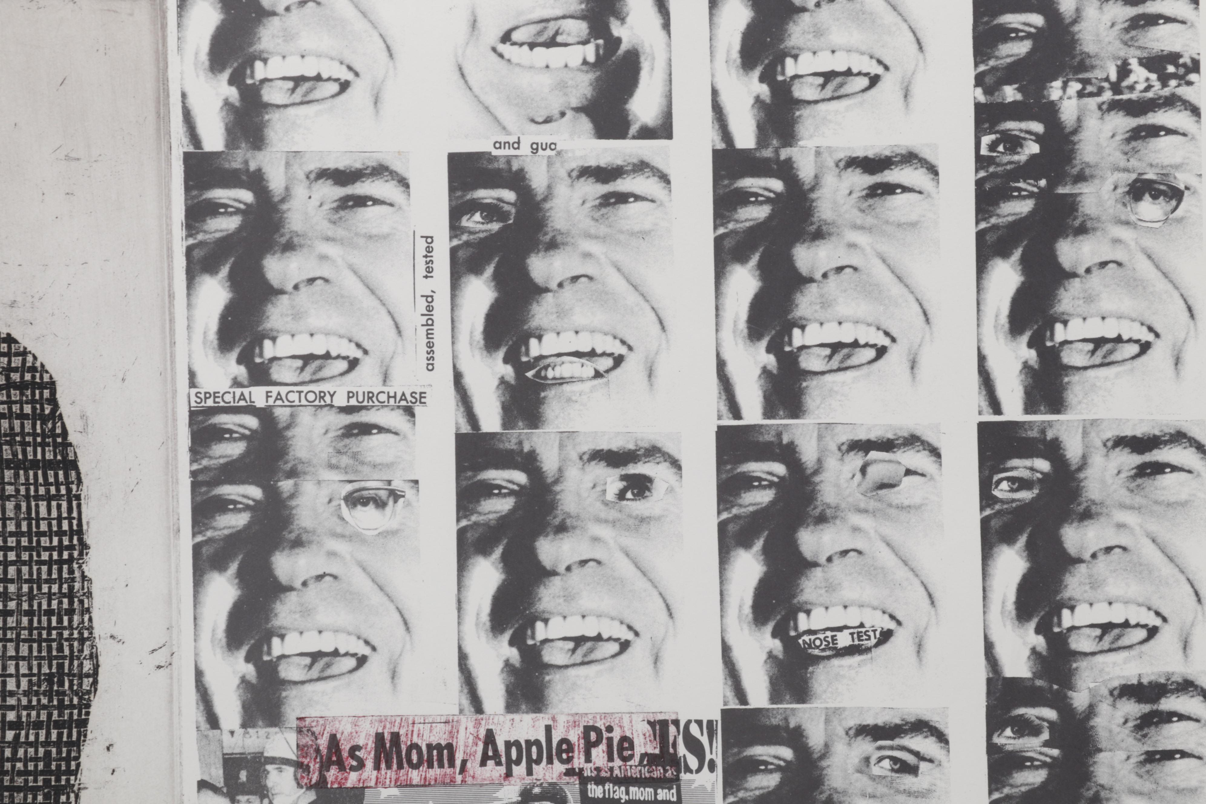 Sidney Chafetz Lithograph and Etching "I Hear America Singing II," 1971