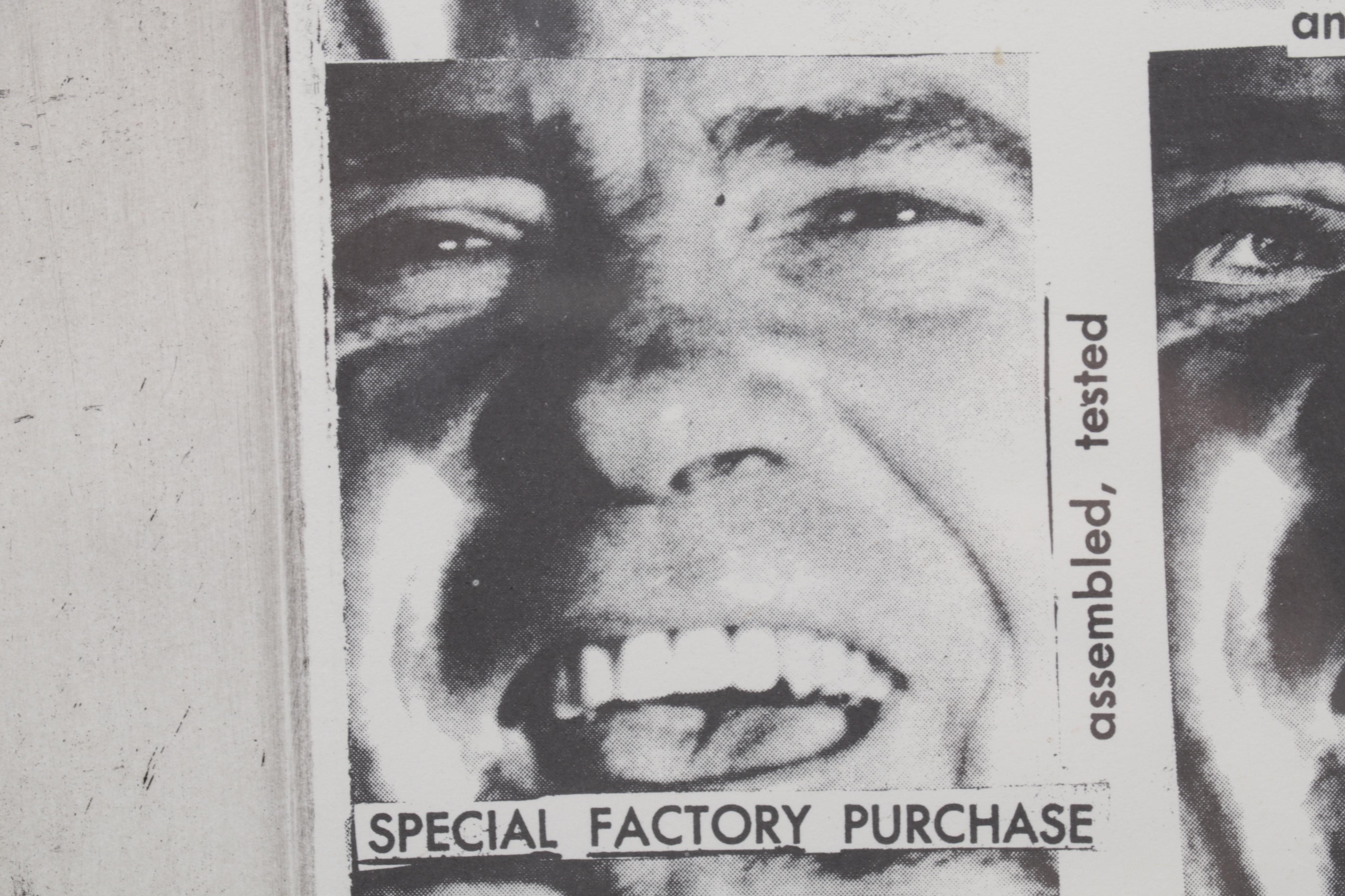 Sidney Chafetz Lithograph and Etching "I Hear America Singing II," 1971