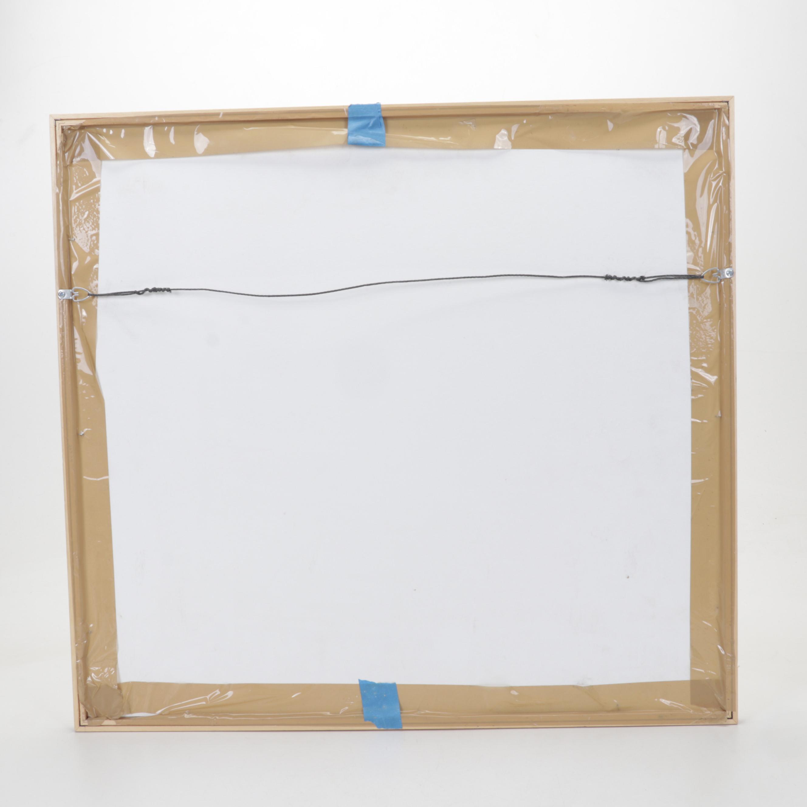 Sidney Chafetz Lithograph and Etching "I Hear America Singing II," 1971