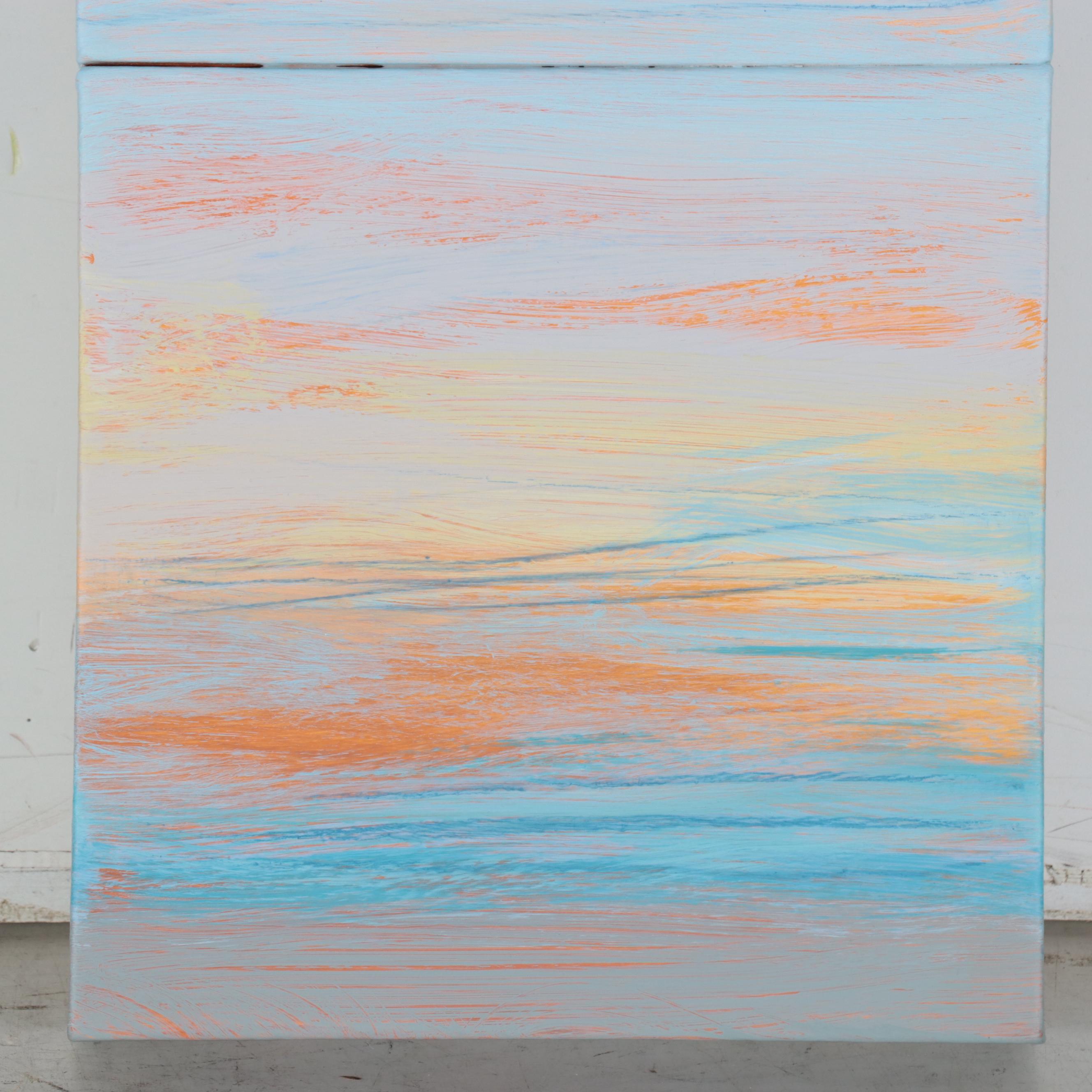 Ursula J. Brenner Non-objective Mixed Media Painting, 21st Century